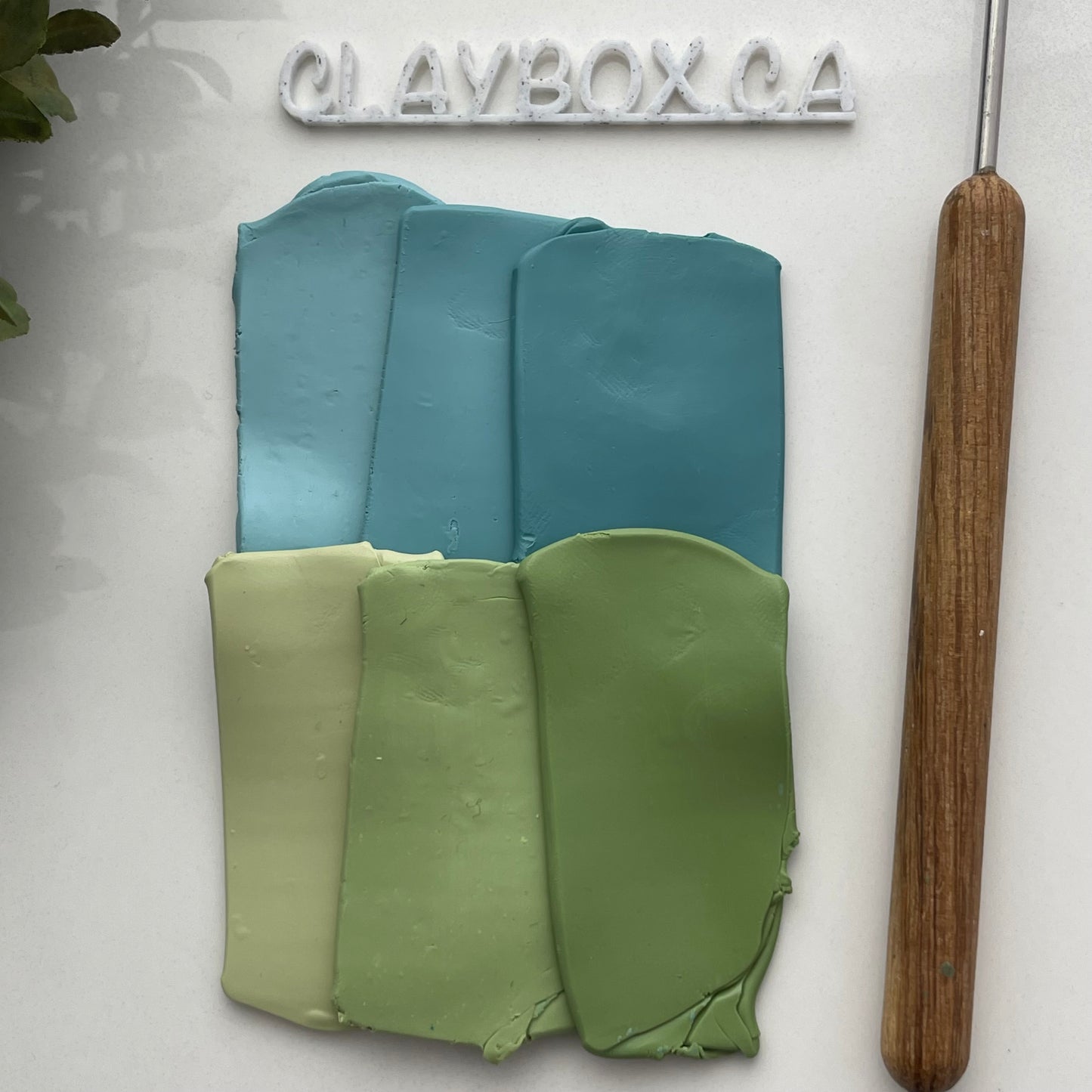 Deep Sea palette - color recipes for Premo polymer clay