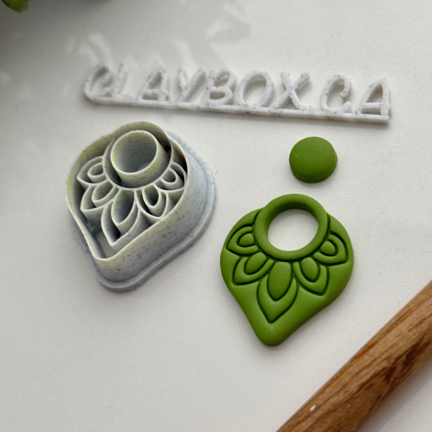 Teardrop Hoop Cutter for Polymer Clay
