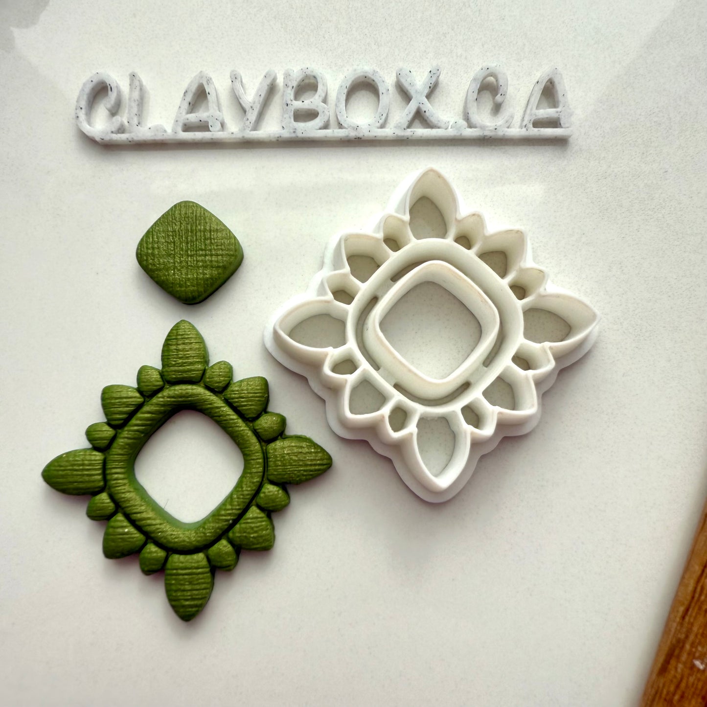 Art Deco Donut Polymer Clay Cutter #2
