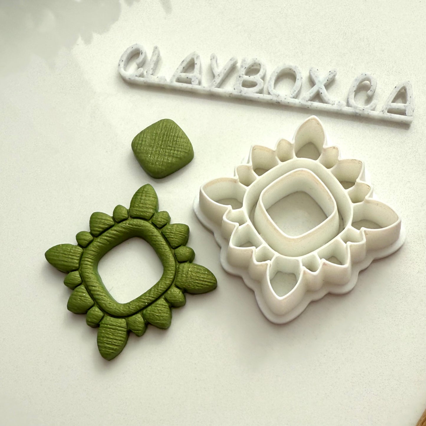 Art Deco Donut Polymer Clay Cutter #2