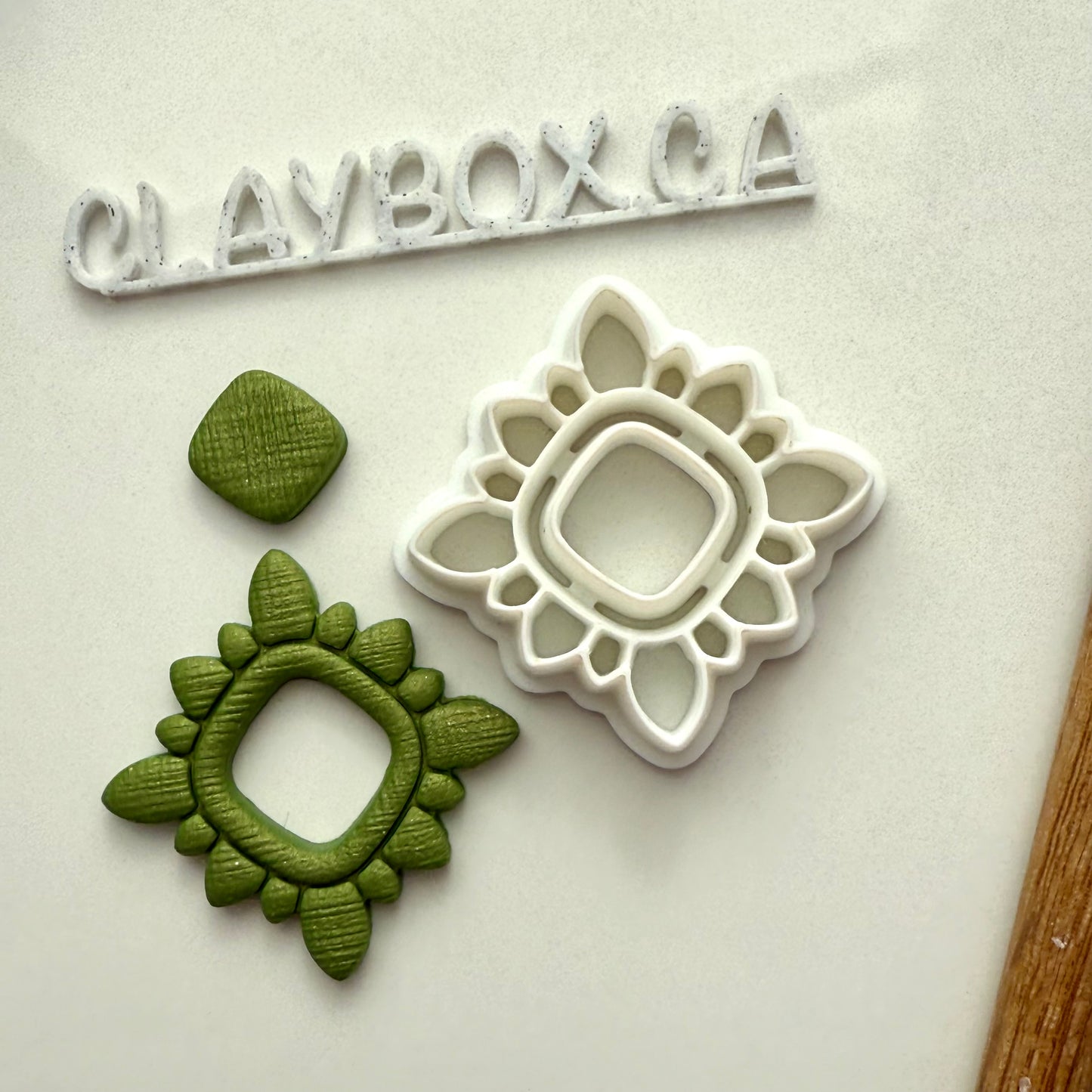 Art Deco Donut Polymer Clay Cutter #2