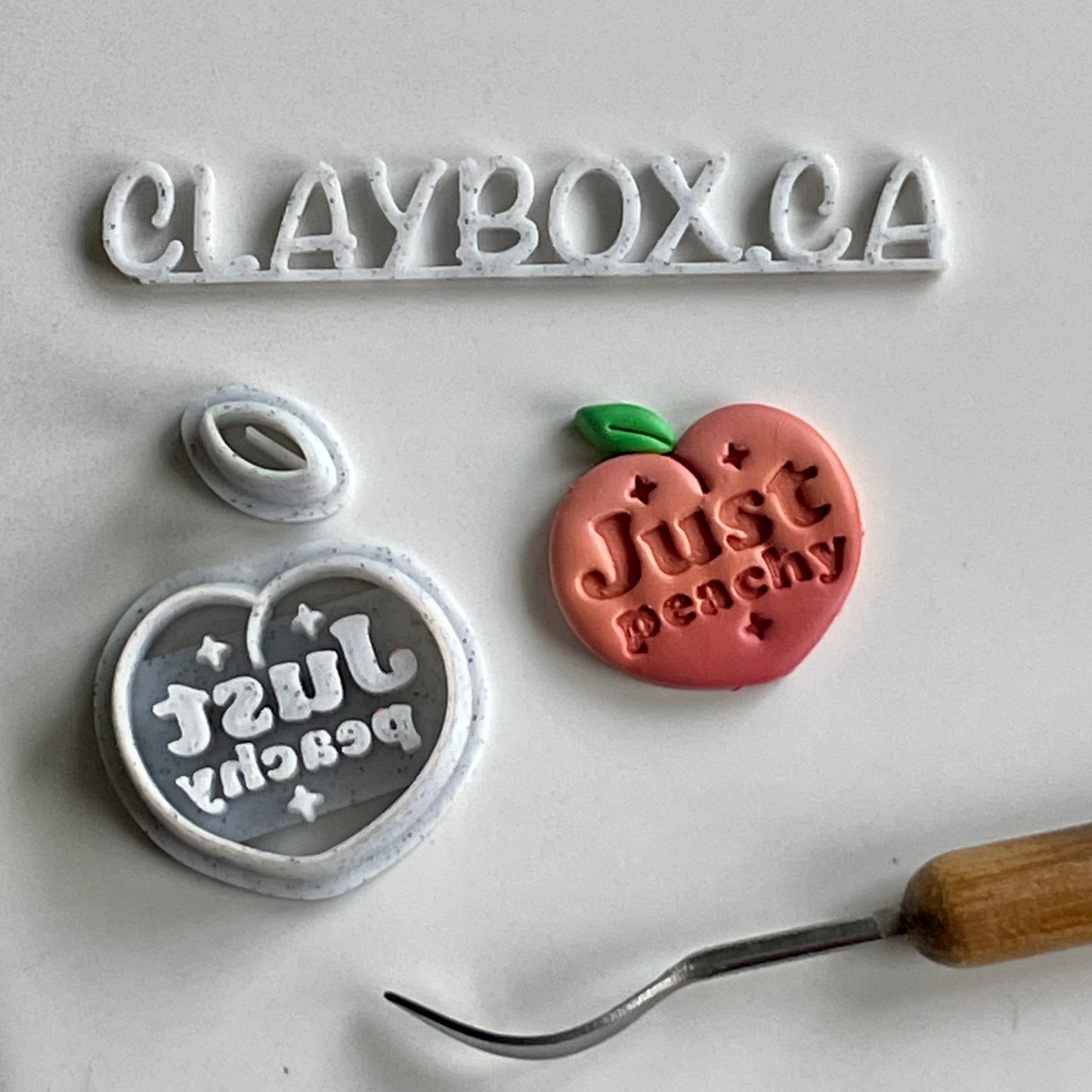 Just Peachy stamp/cutter