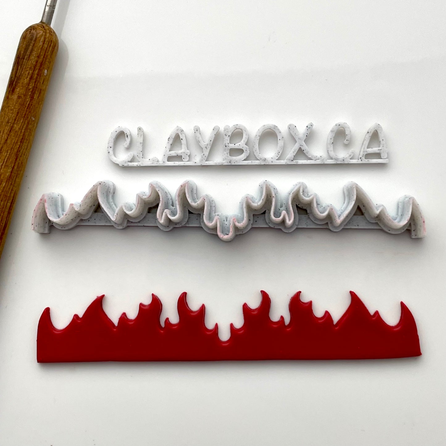 Decorative edge cutters - made for polymer clay