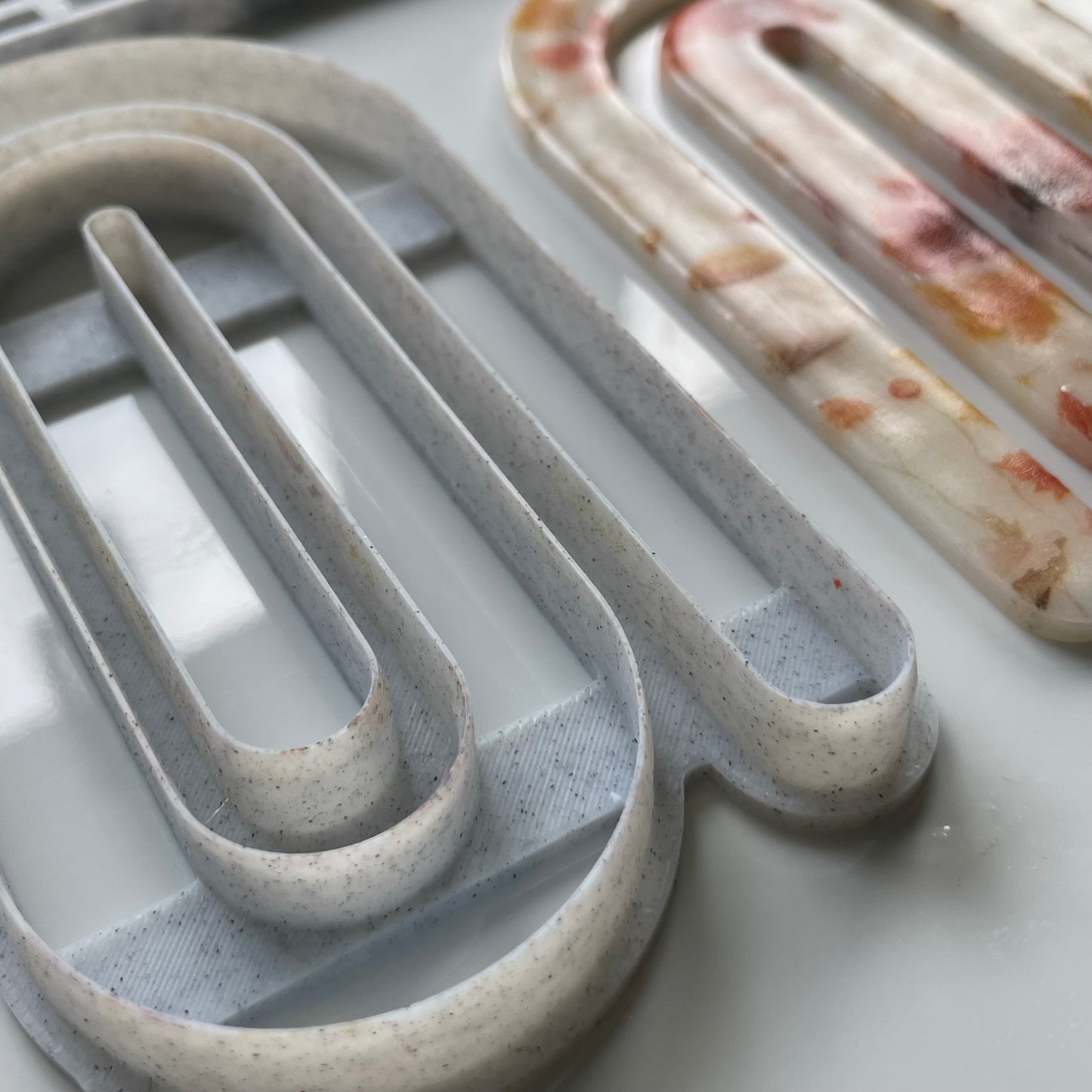 Giant paperclip cutter