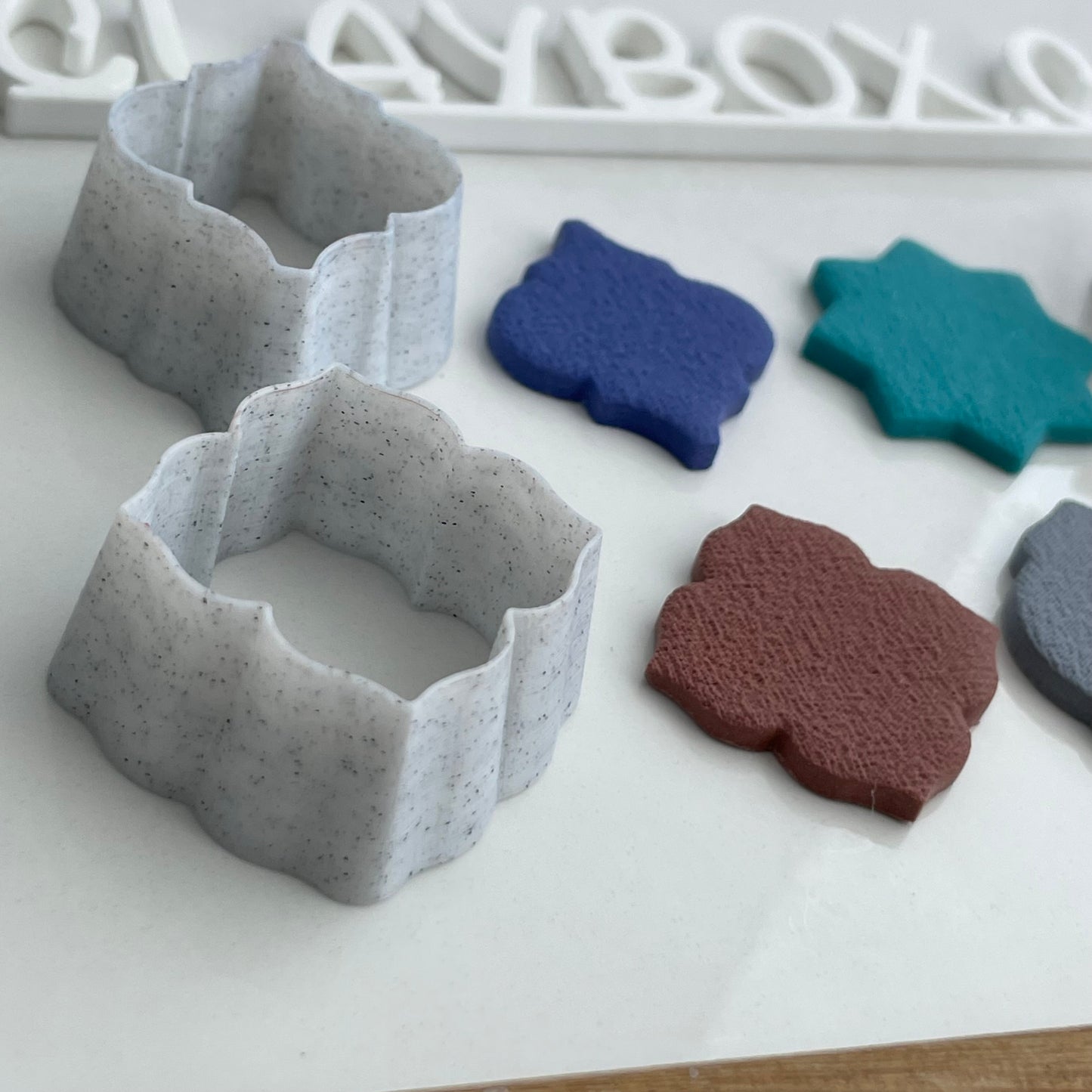 Moroccan shapes cutter set - made for polymer clay