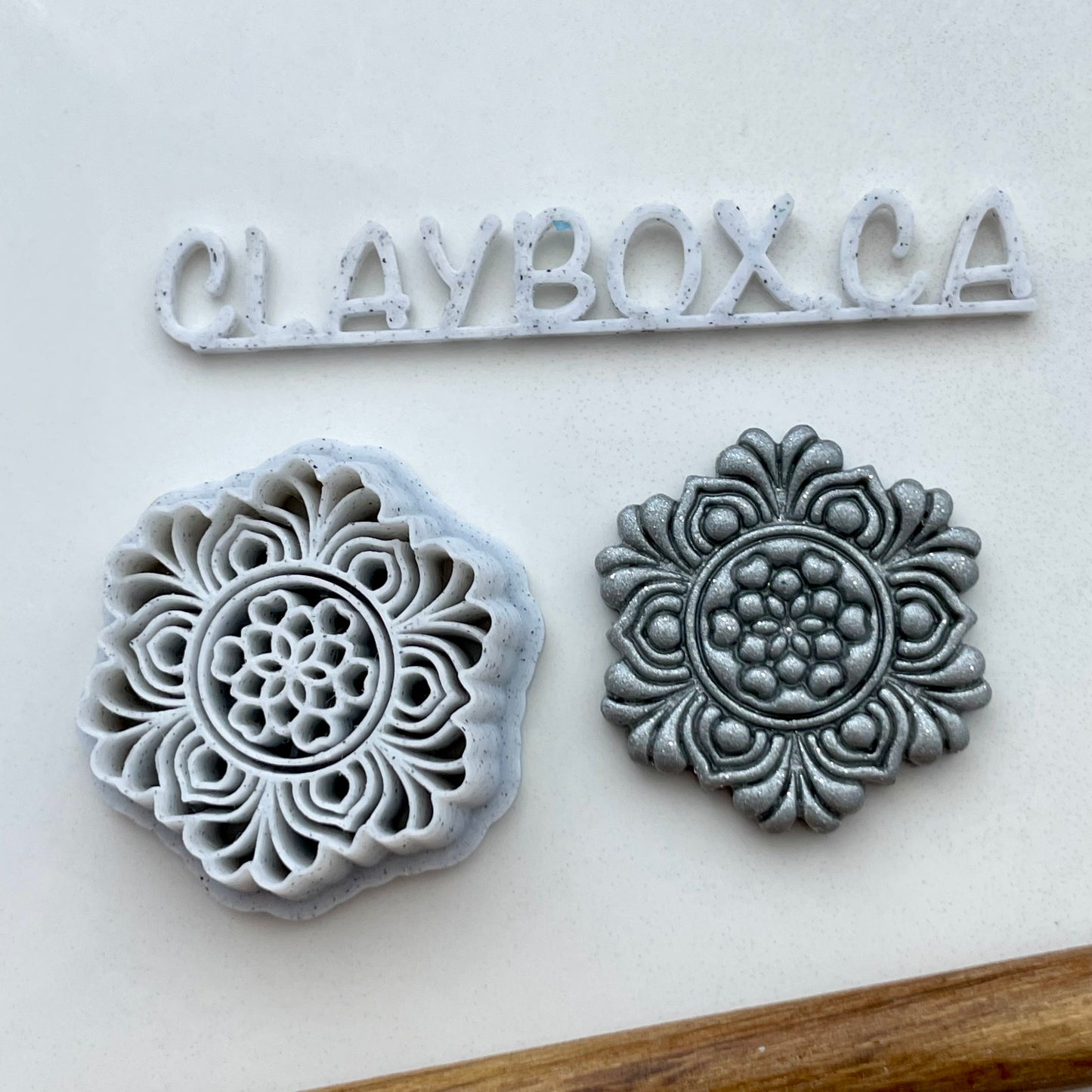 Henna mandala #3 combined stamp/cutter