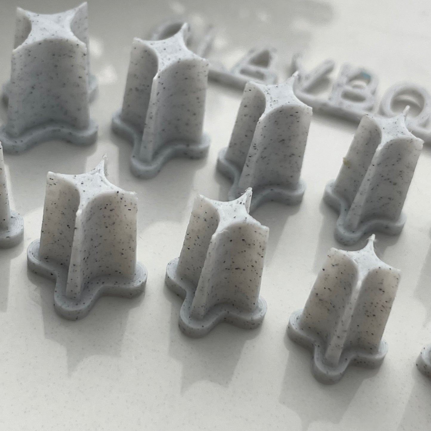 Star stamp set - made for use with polymer clay