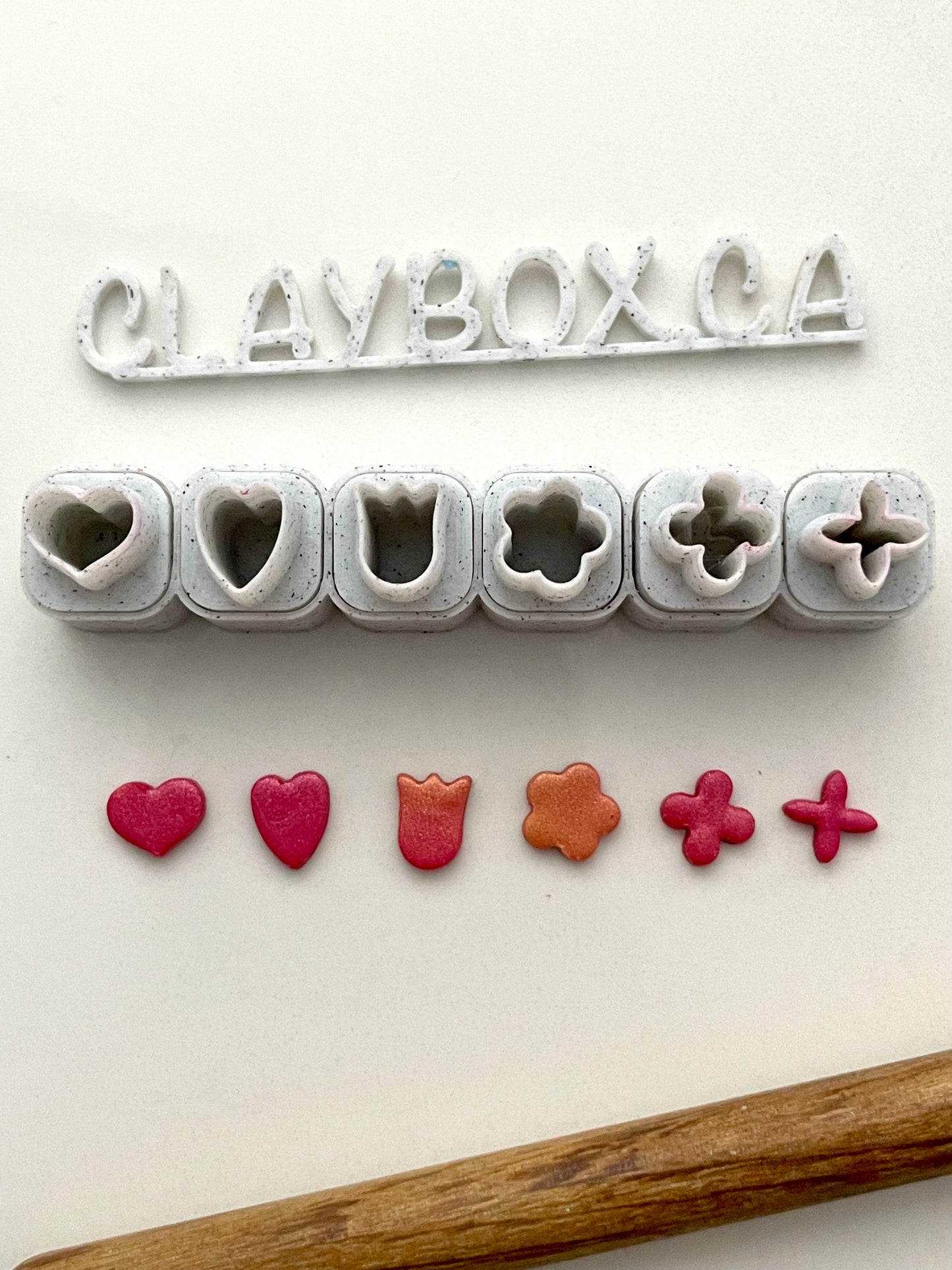 Hearts and flowers micro cutter set