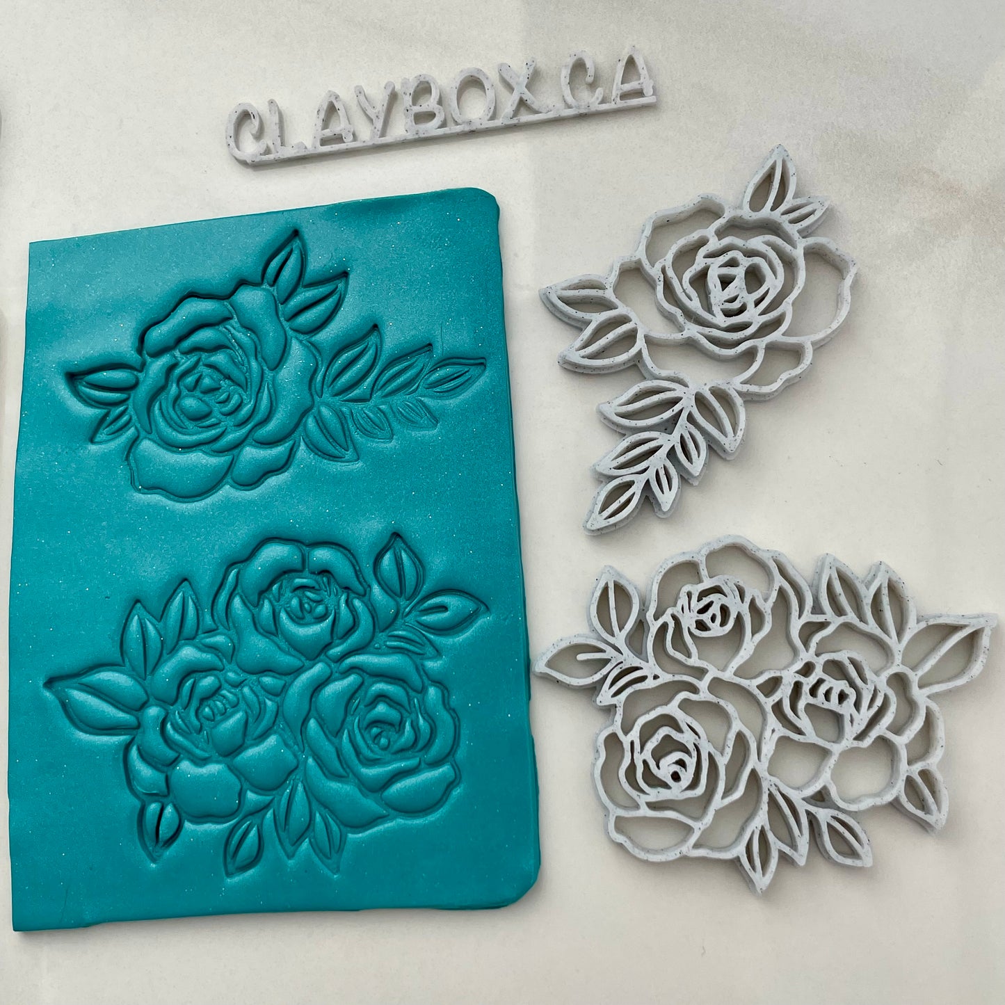 Chunky rose stamps