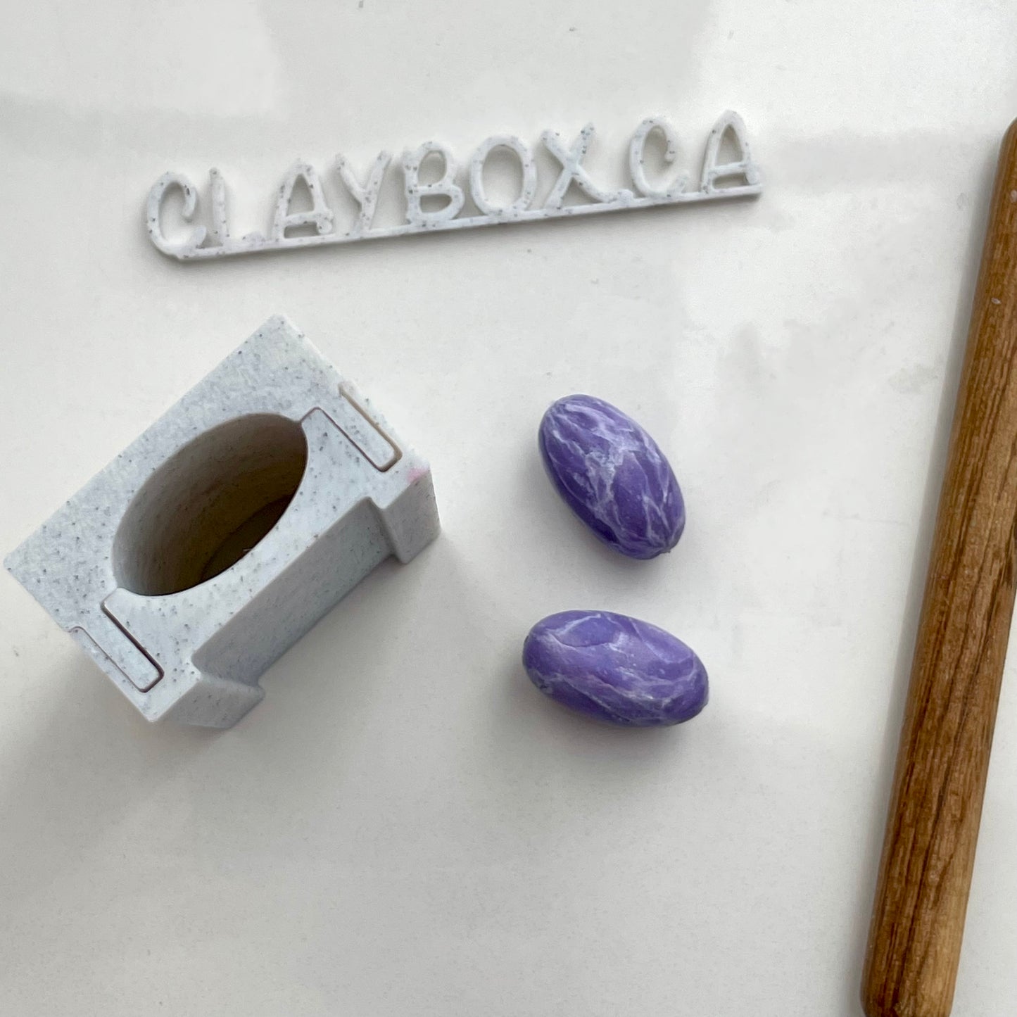 Oval bead roller - made for use with polymer clay