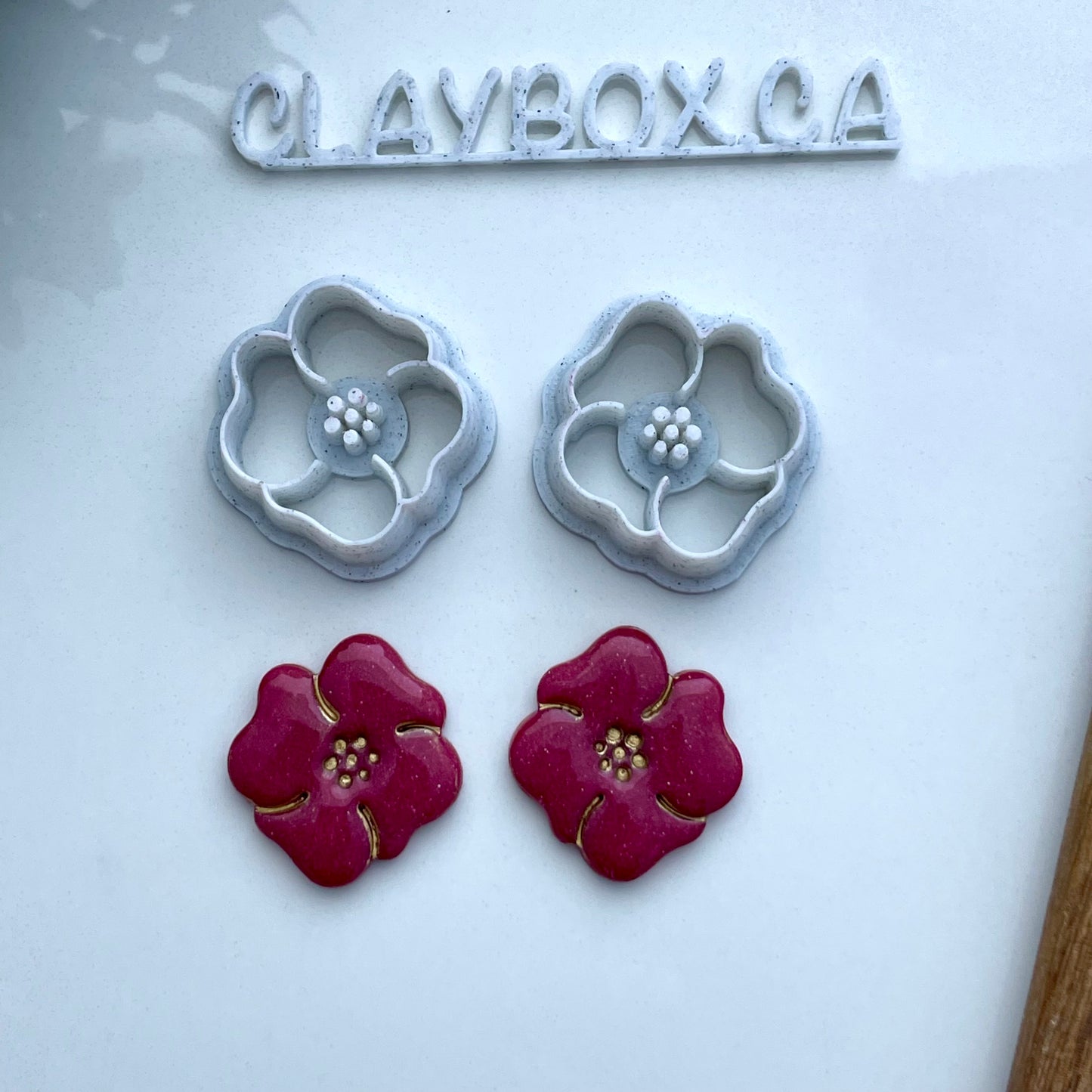 Boho flower cutter pair