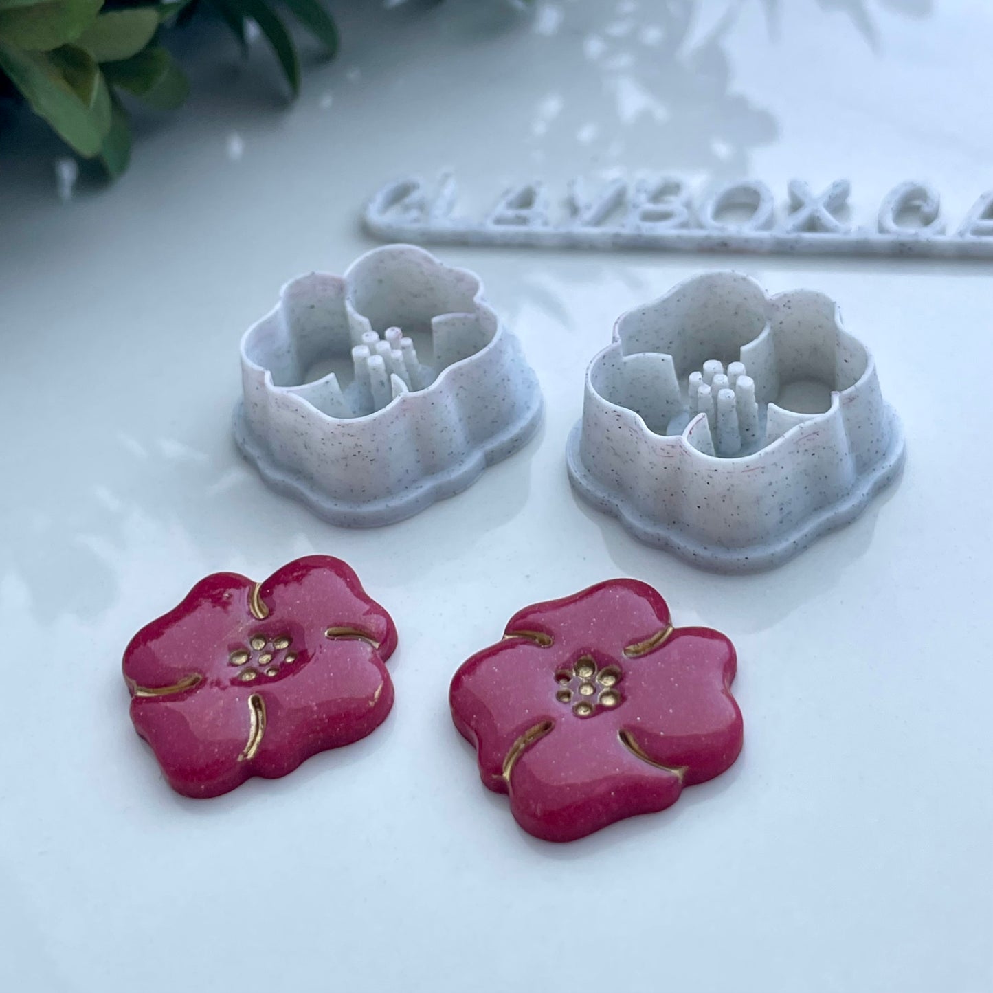 Boho flower cutter pair