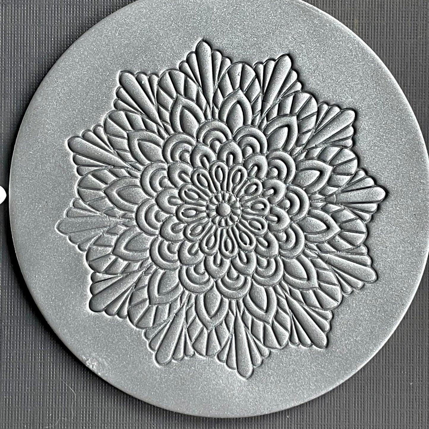 Mandala stamp 2 - made for use with polymer clay