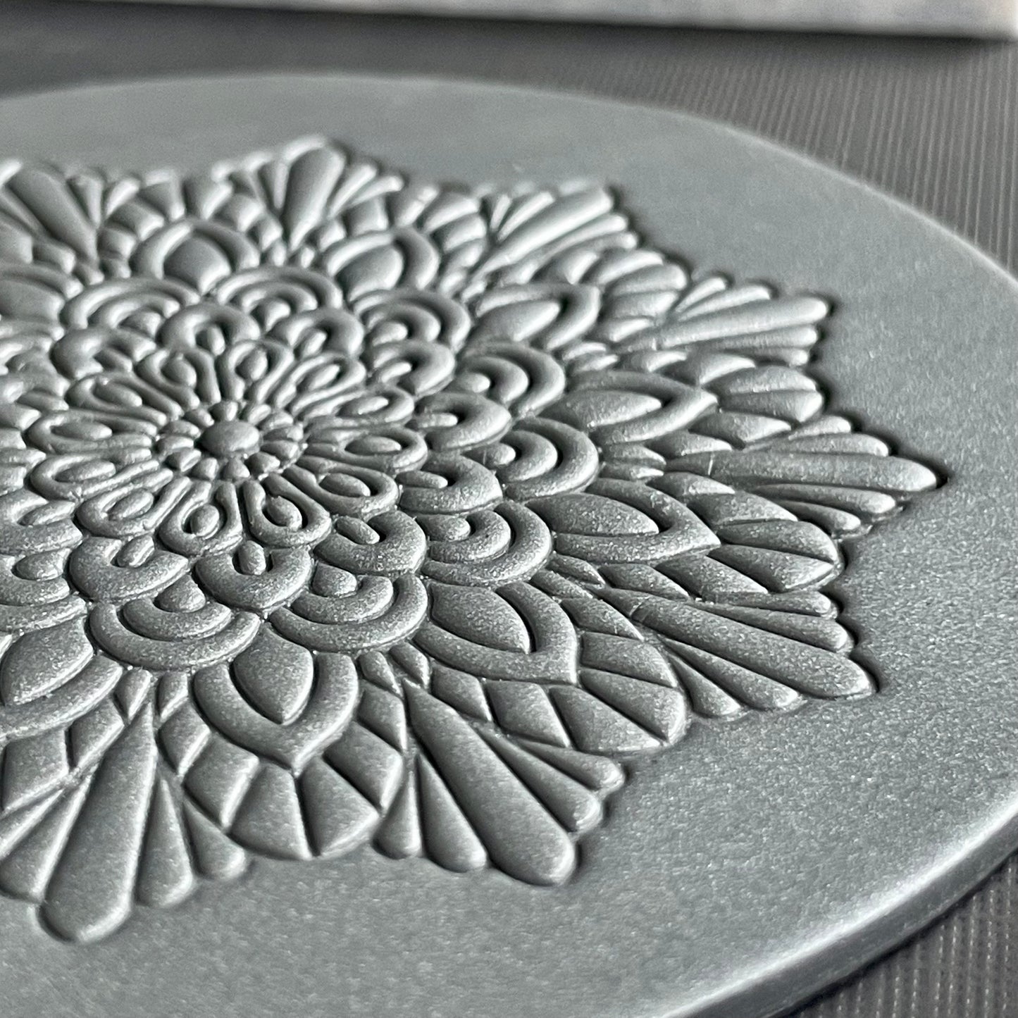 Mandala stamp 2 - made for use with polymer clay