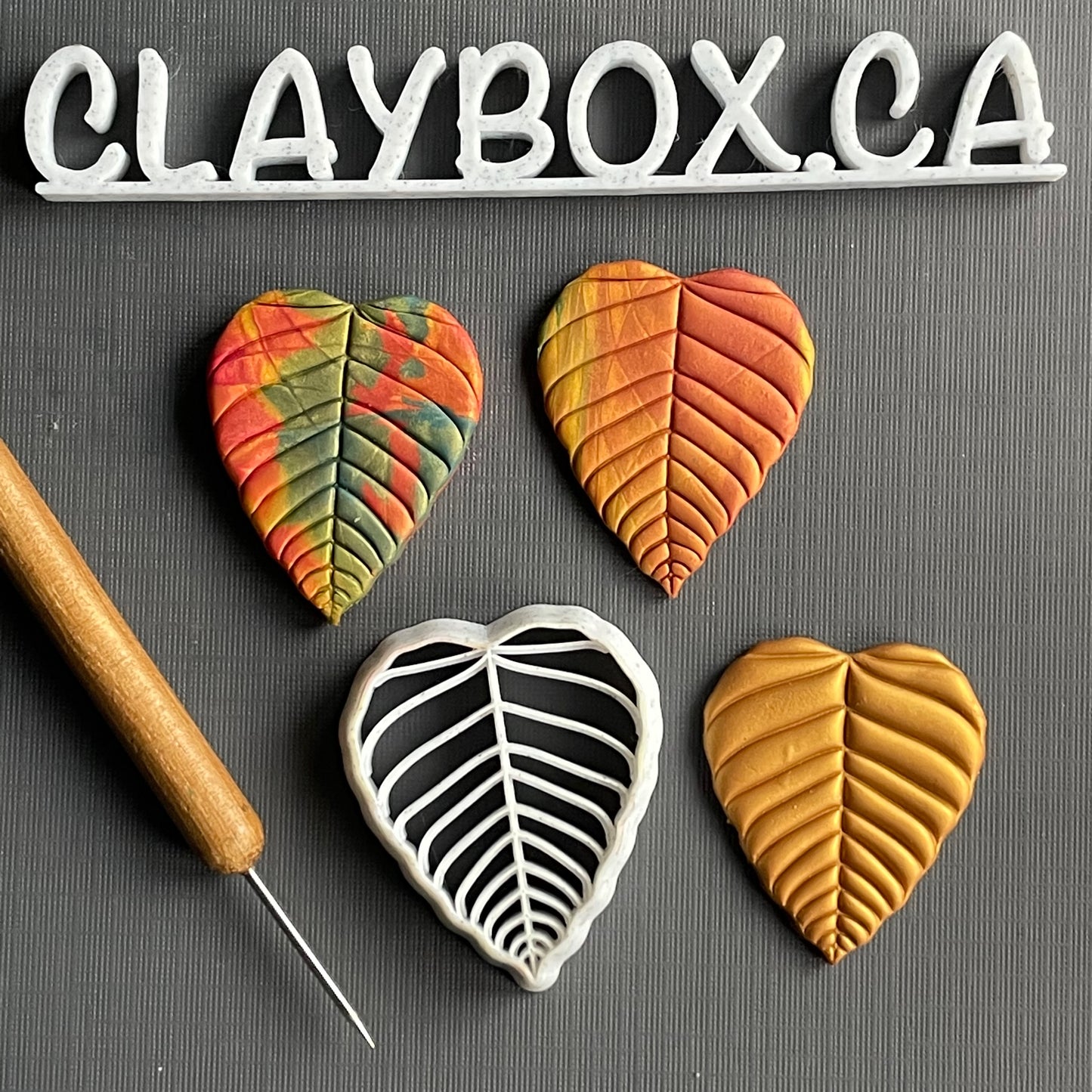 Banyan leaf combined stamp/cutter