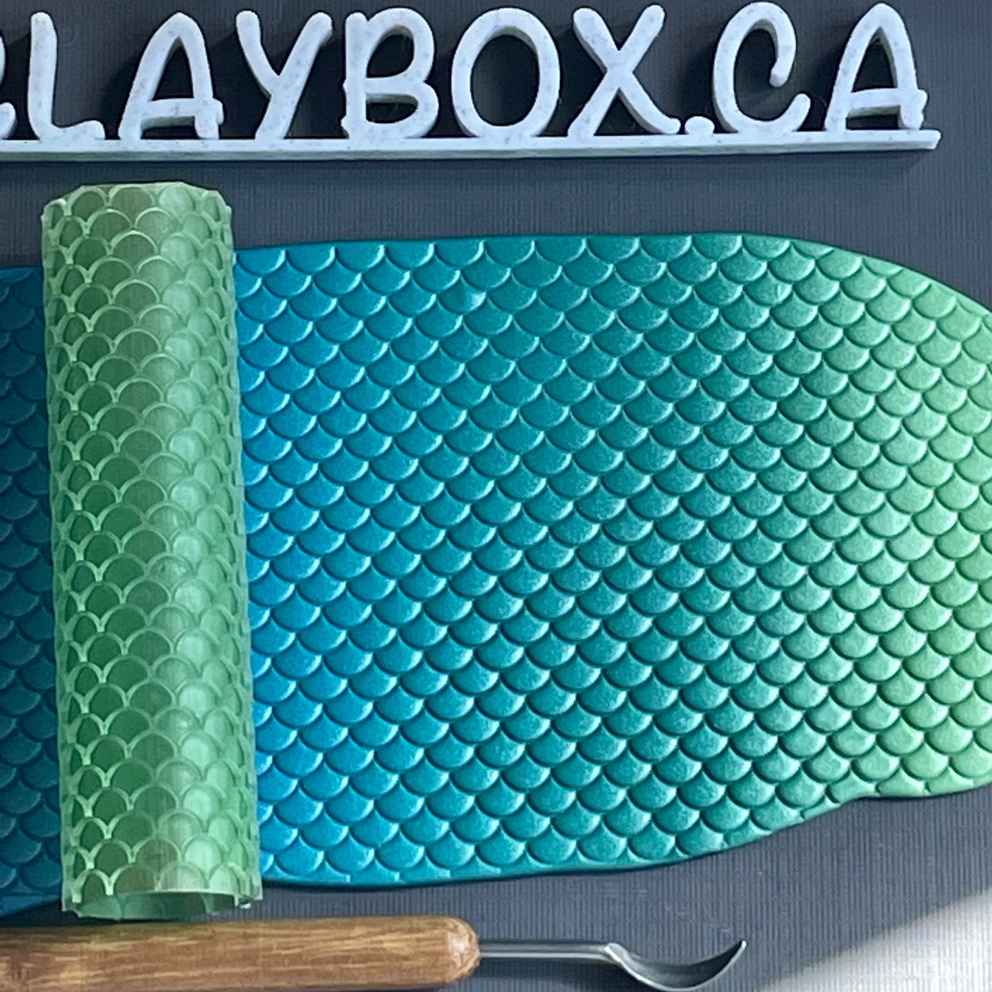 Mermaid texture roller