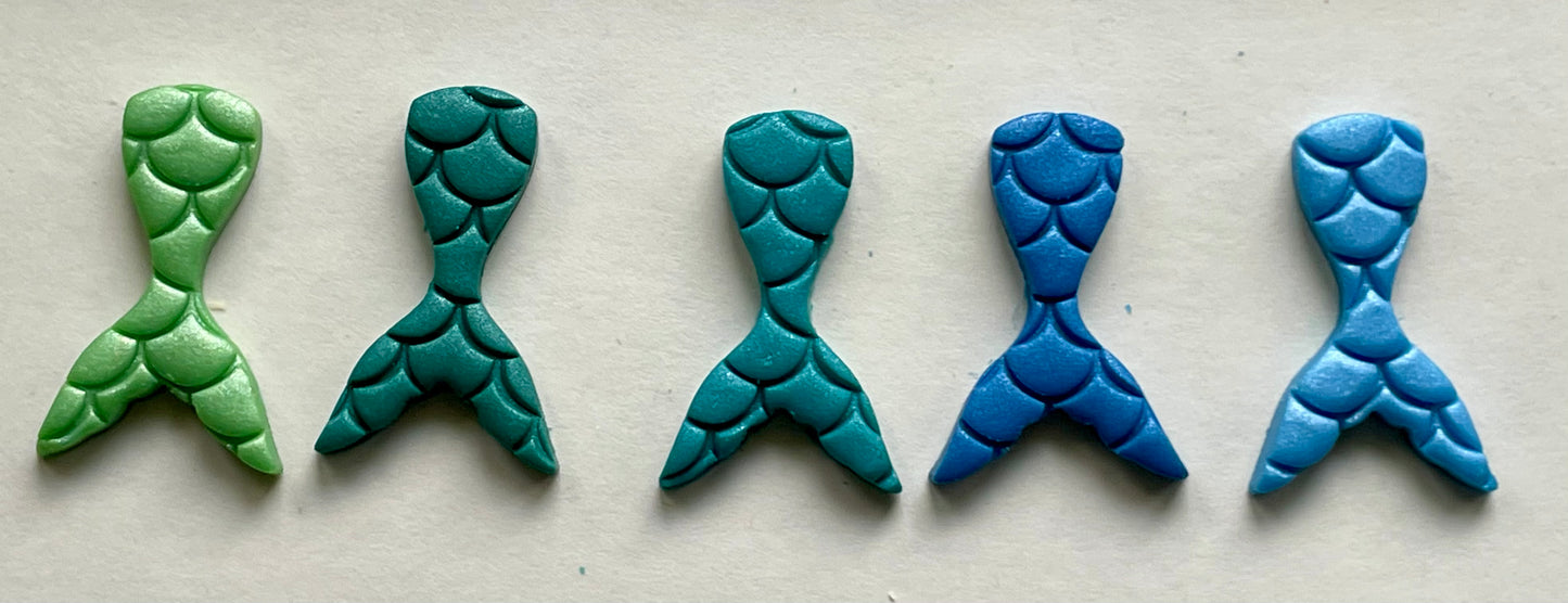 Polymer clay recipes for Sculpey Premo clay - Metallic Mermaid Colors