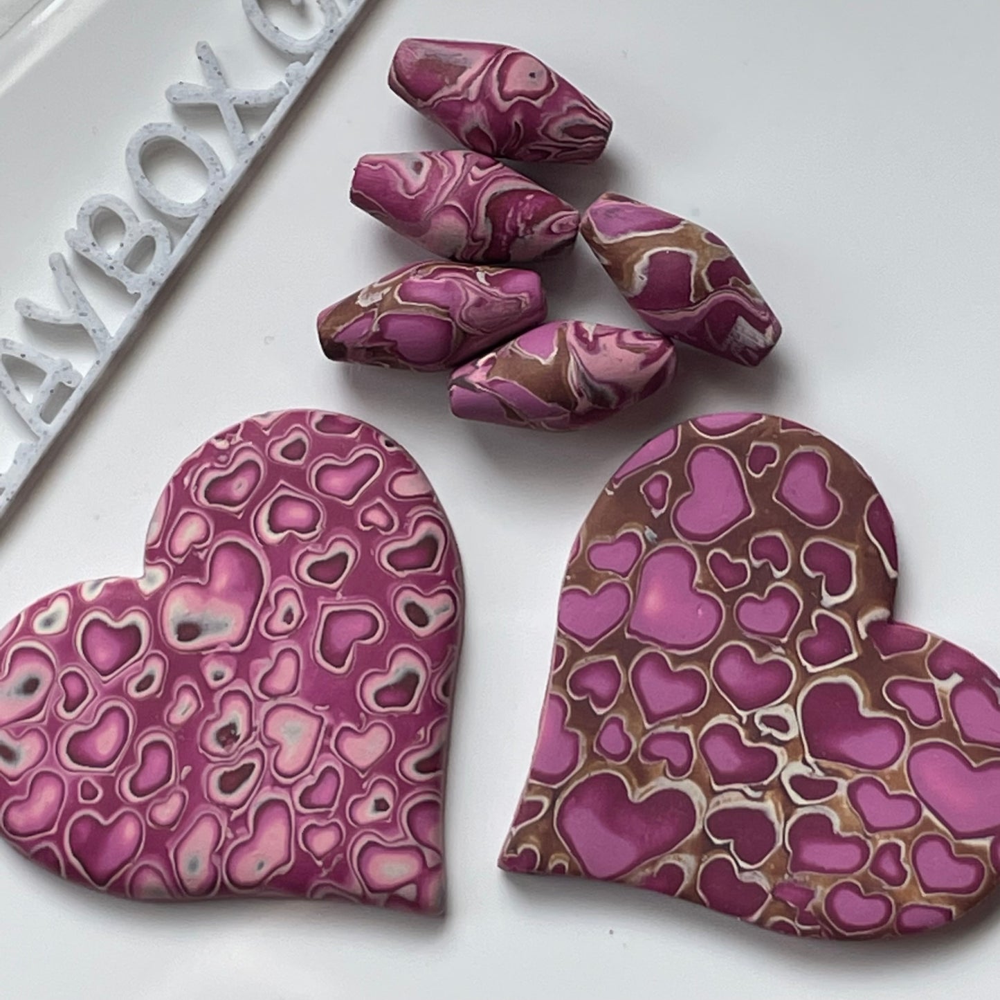 Neapolitan Ice cream palette - color recipes for Premo polymer clay