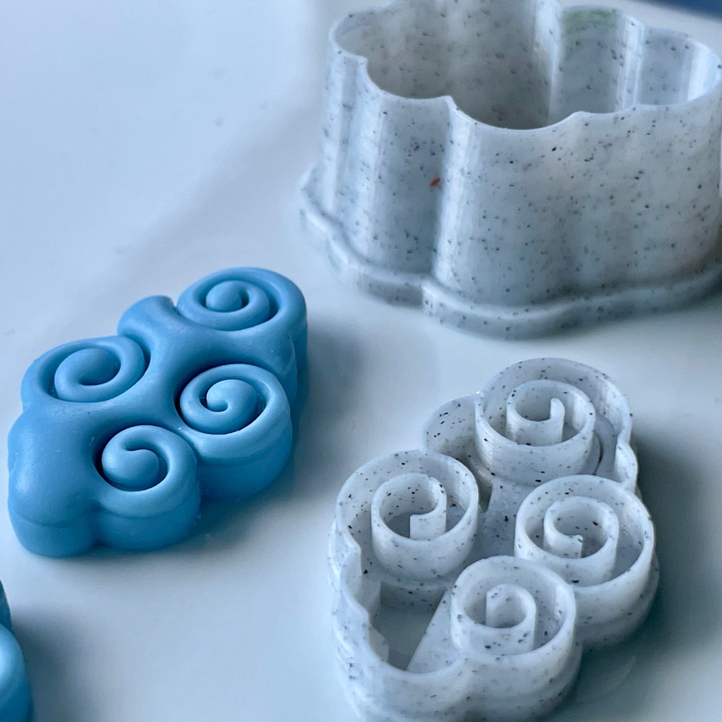 Cloud stamp and cutter pair