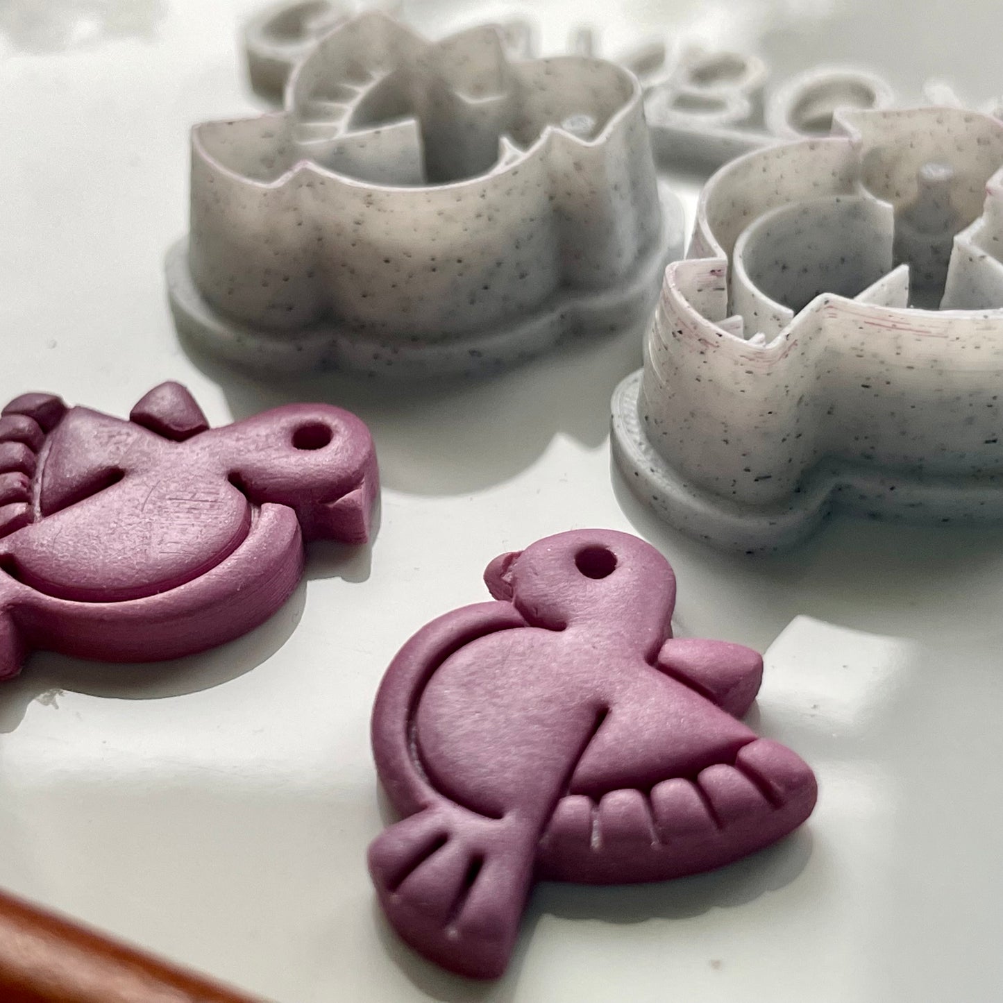 Bird combined stamp/cutter pair