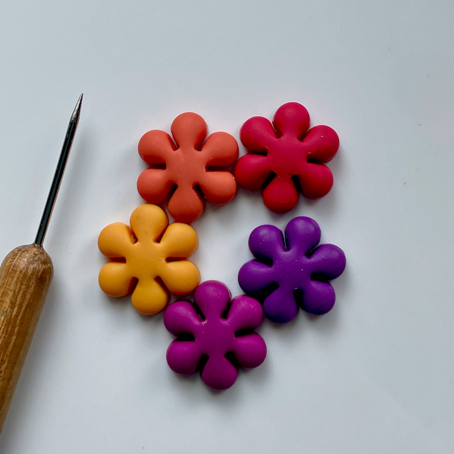 Wild Flowers palette - color recipes for Premo polymer clay