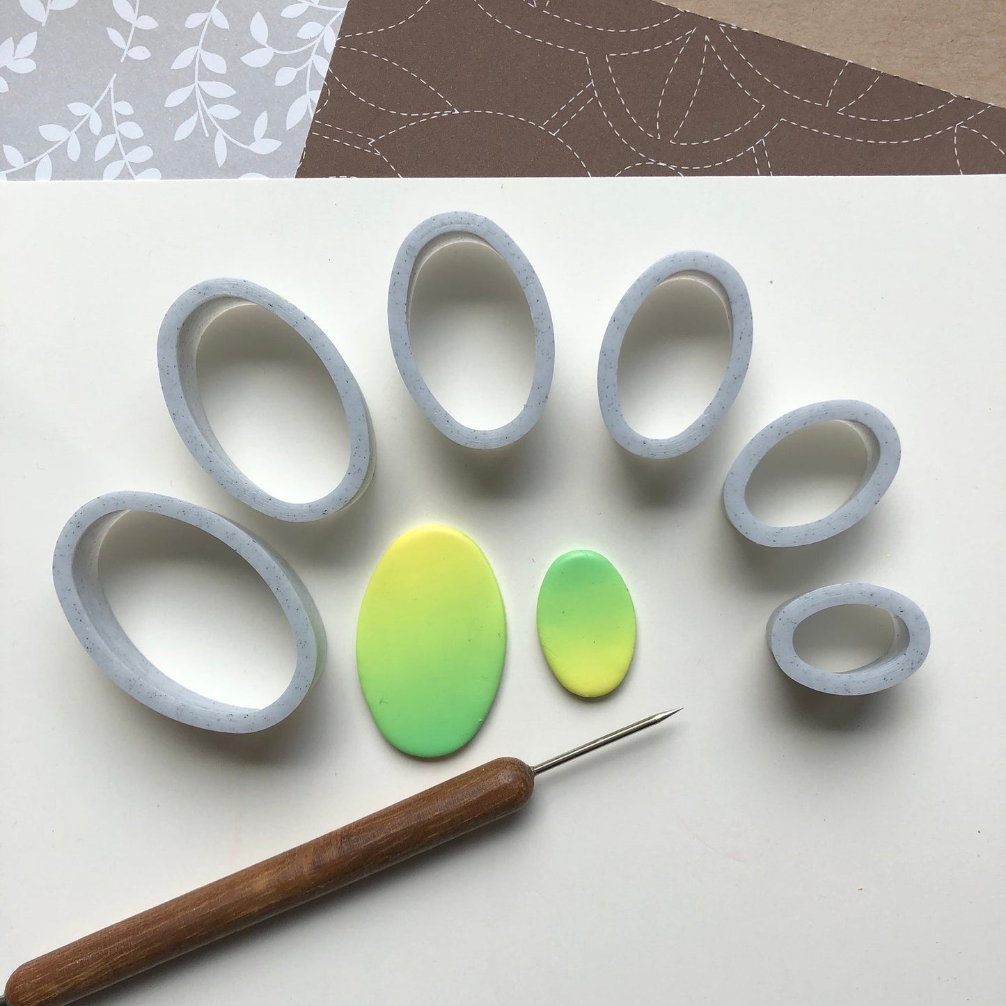 Oval cutter set