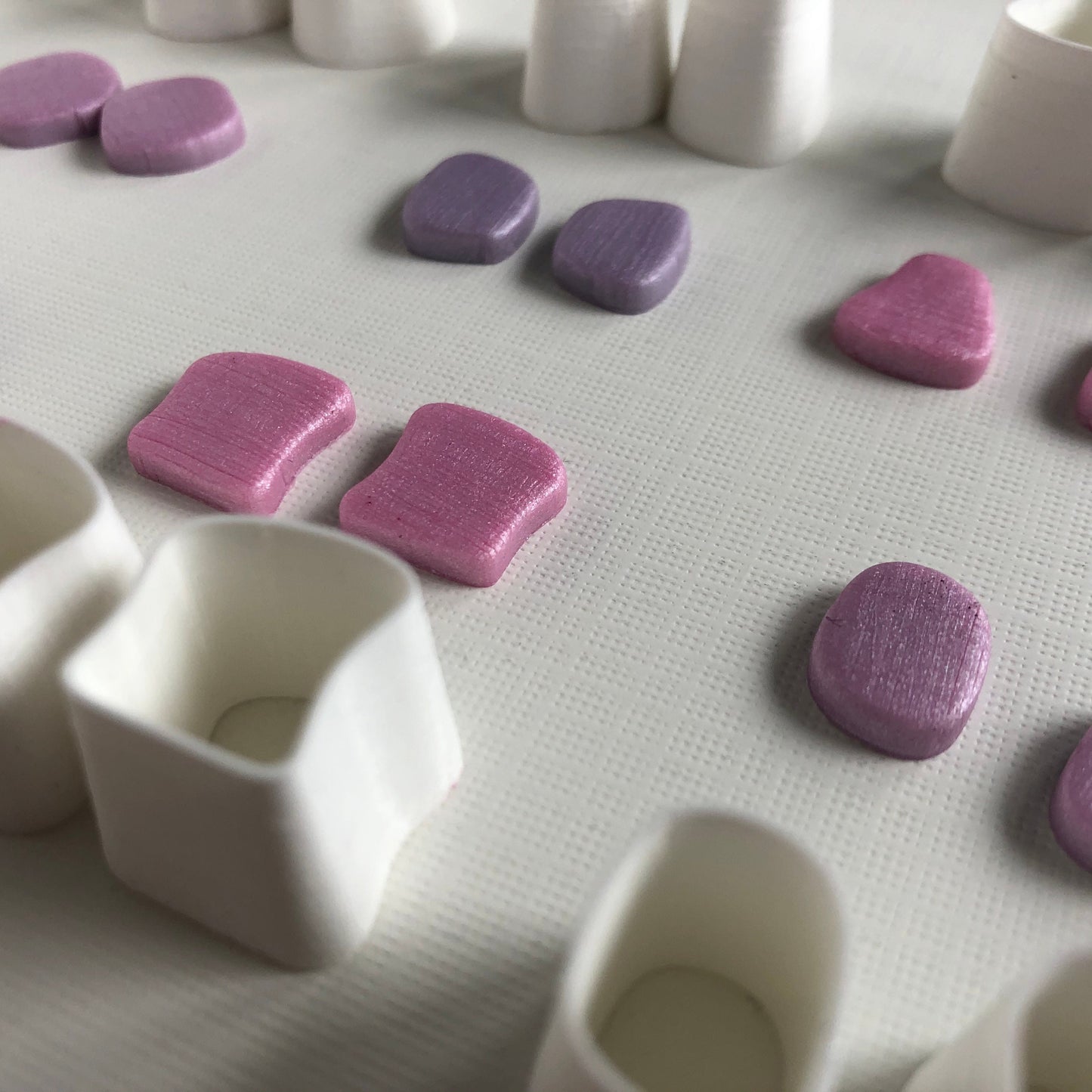 Organic stud cutters - made for polymer clay
