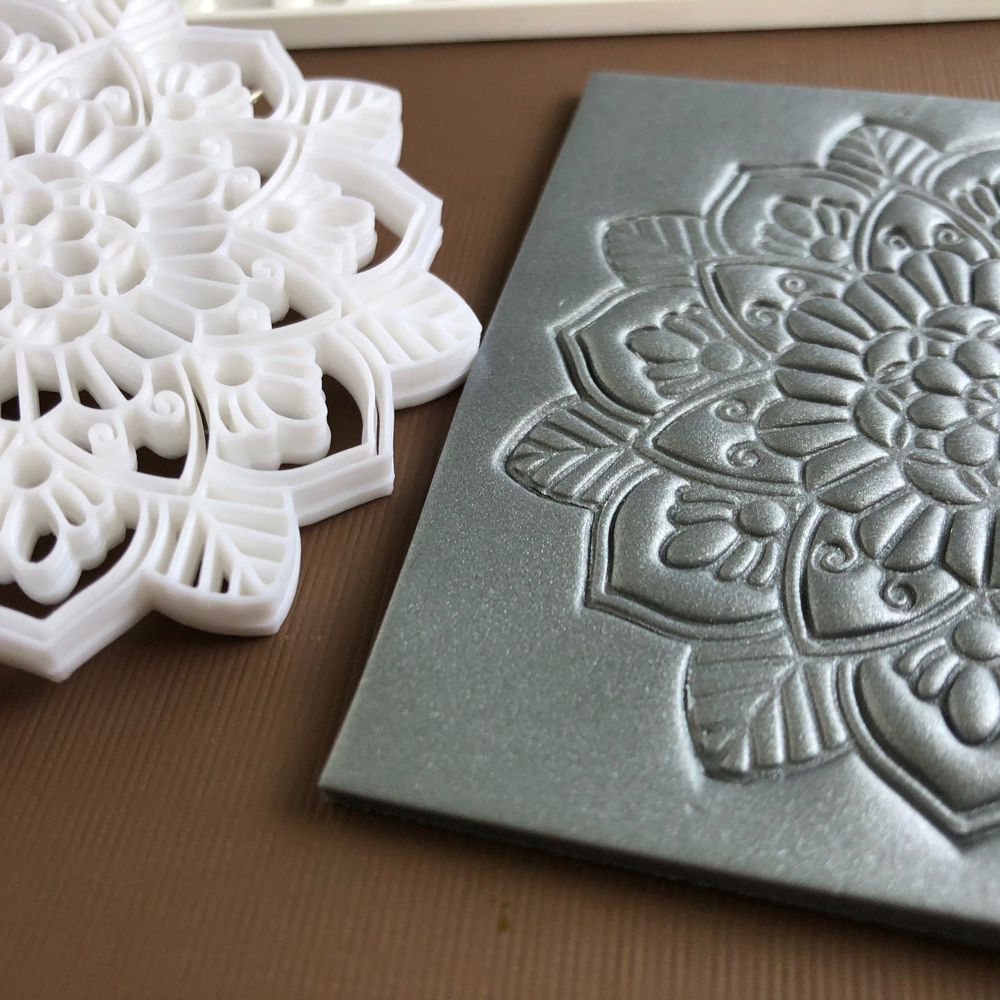 Mandala stamp 1 - made for use with polymer clay
