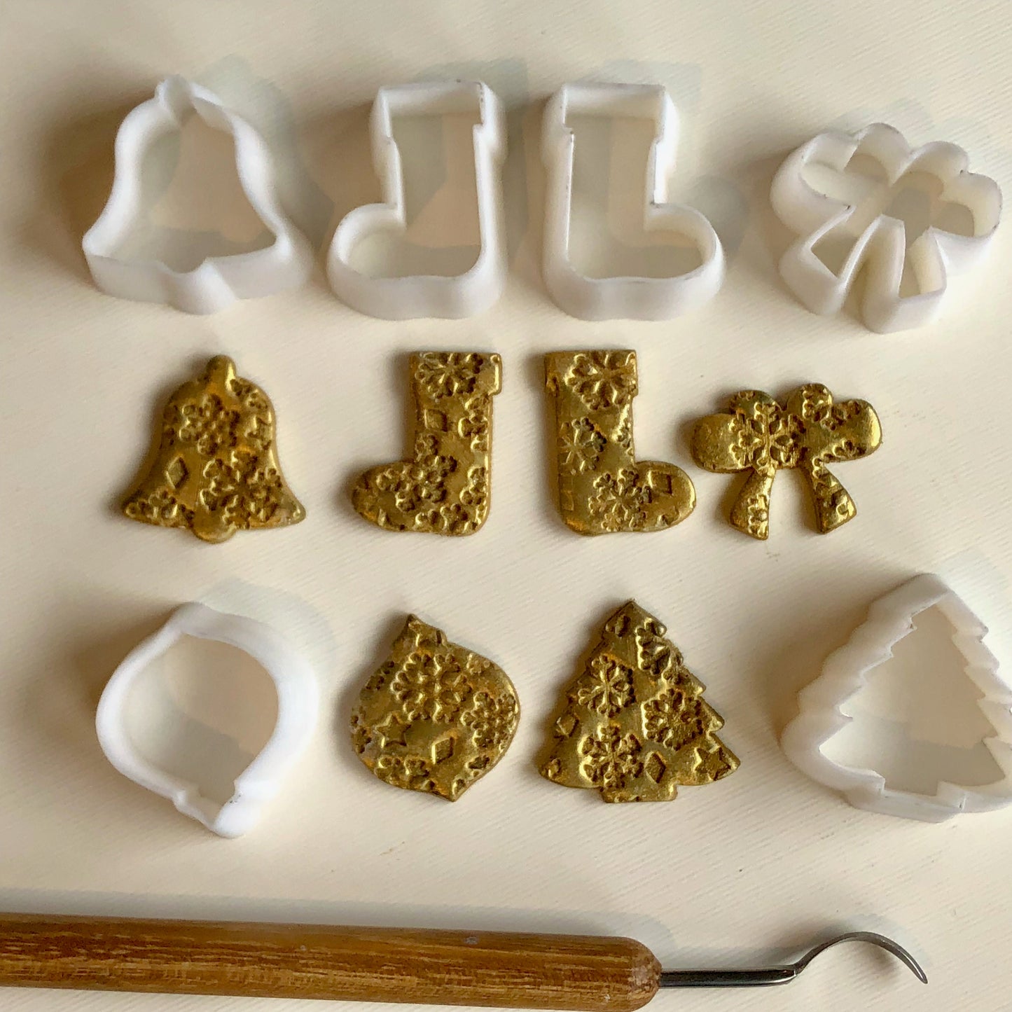 Christmas cutter set 1 - made for polymer clay
