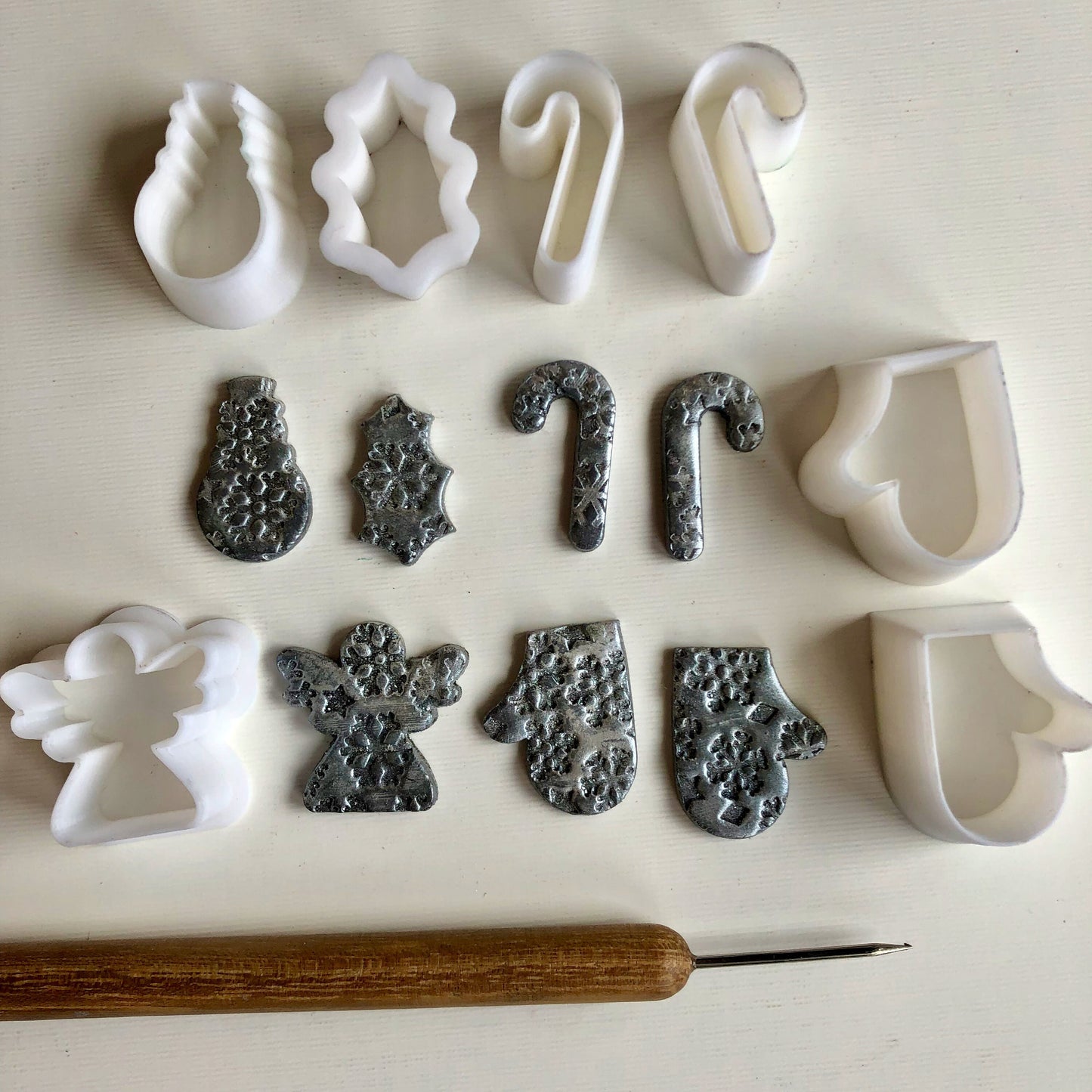 Christmas cutter set 2 - made for polymer clay