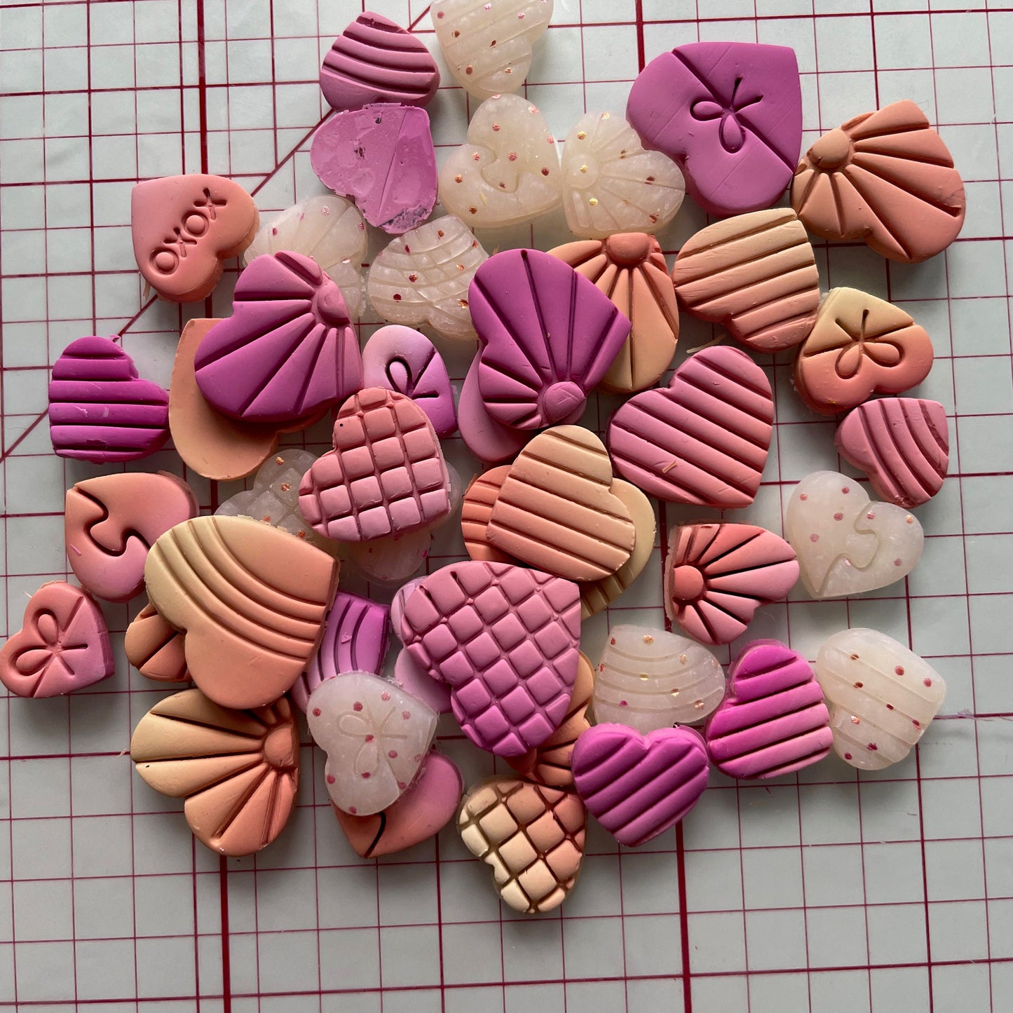 I Heart These stamps and cutters - made for use with polymer clay
