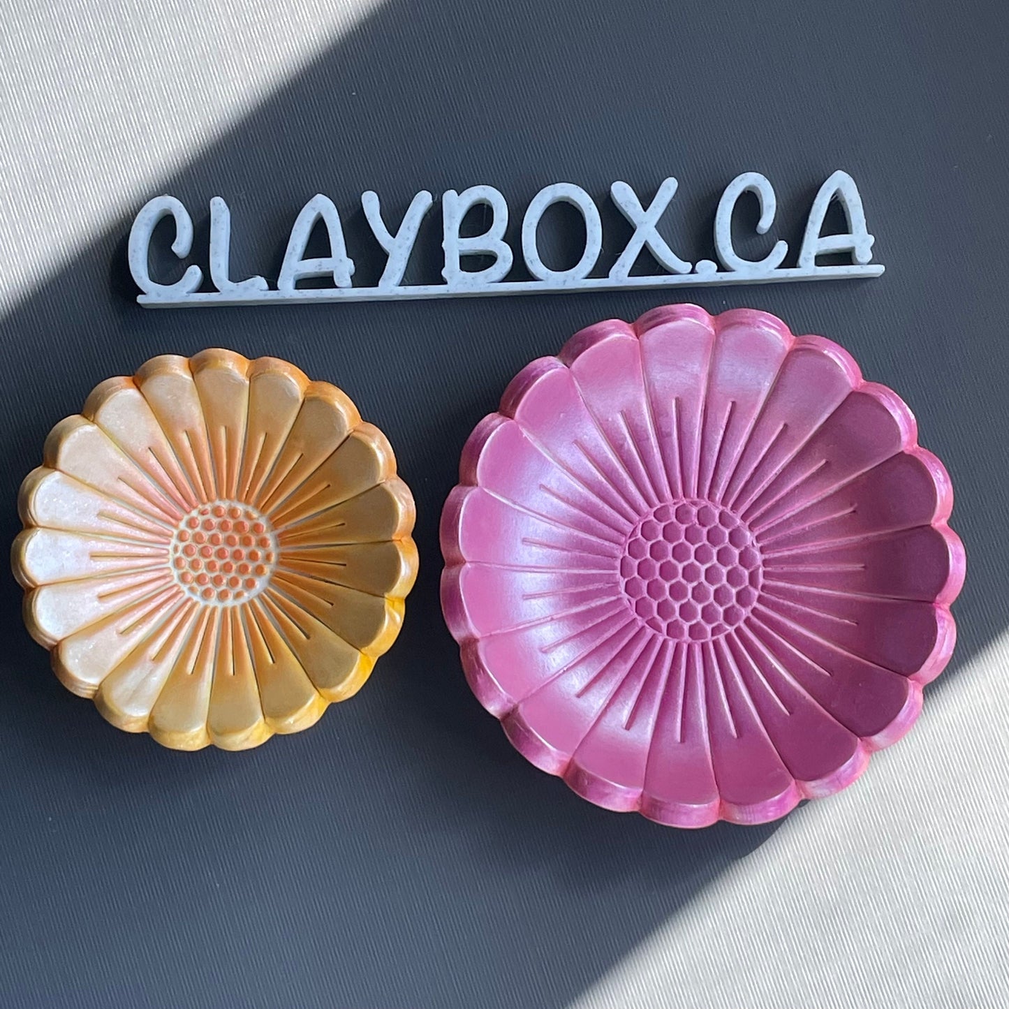 Large daisy stamp - made for use with polymer clay