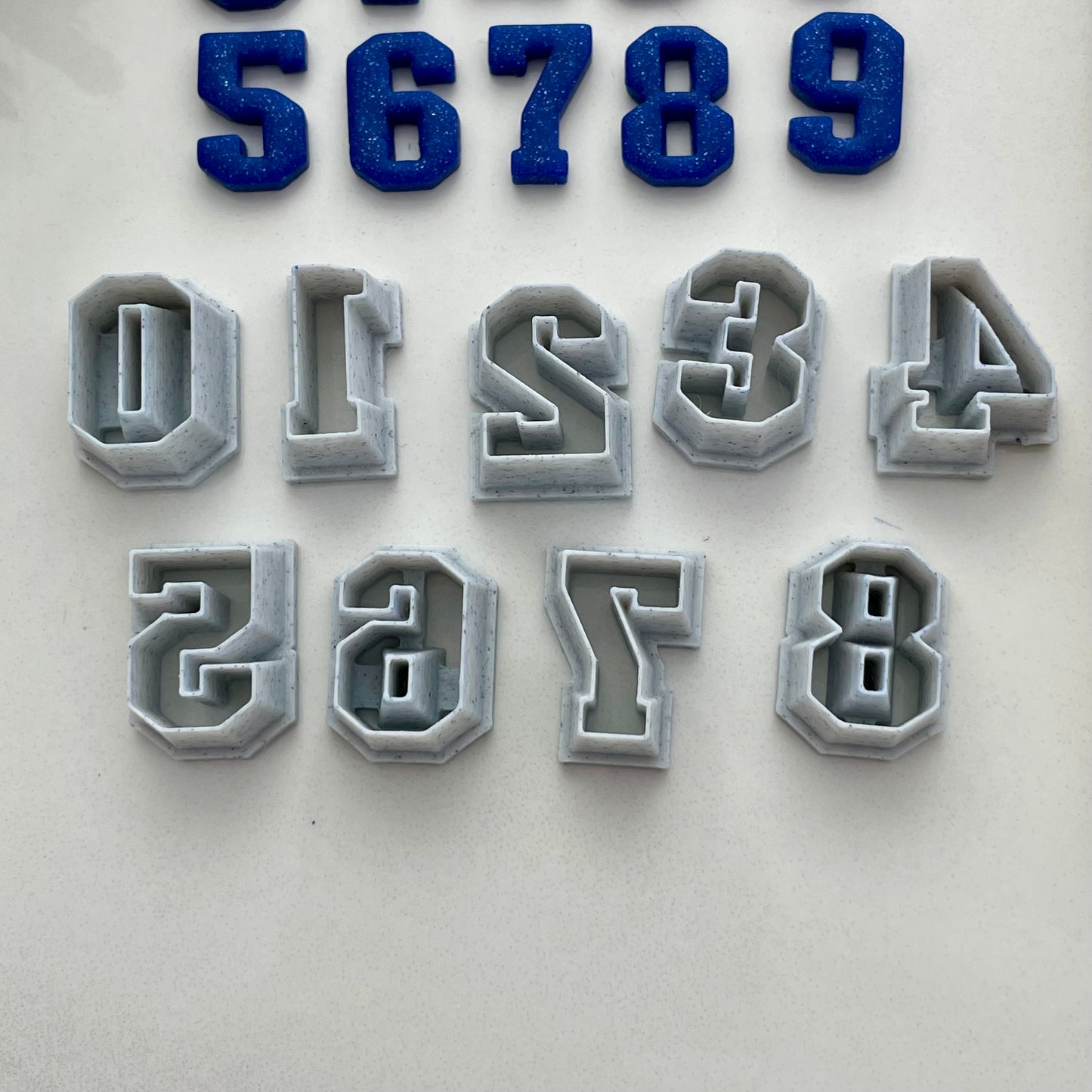 College numbers cutter set