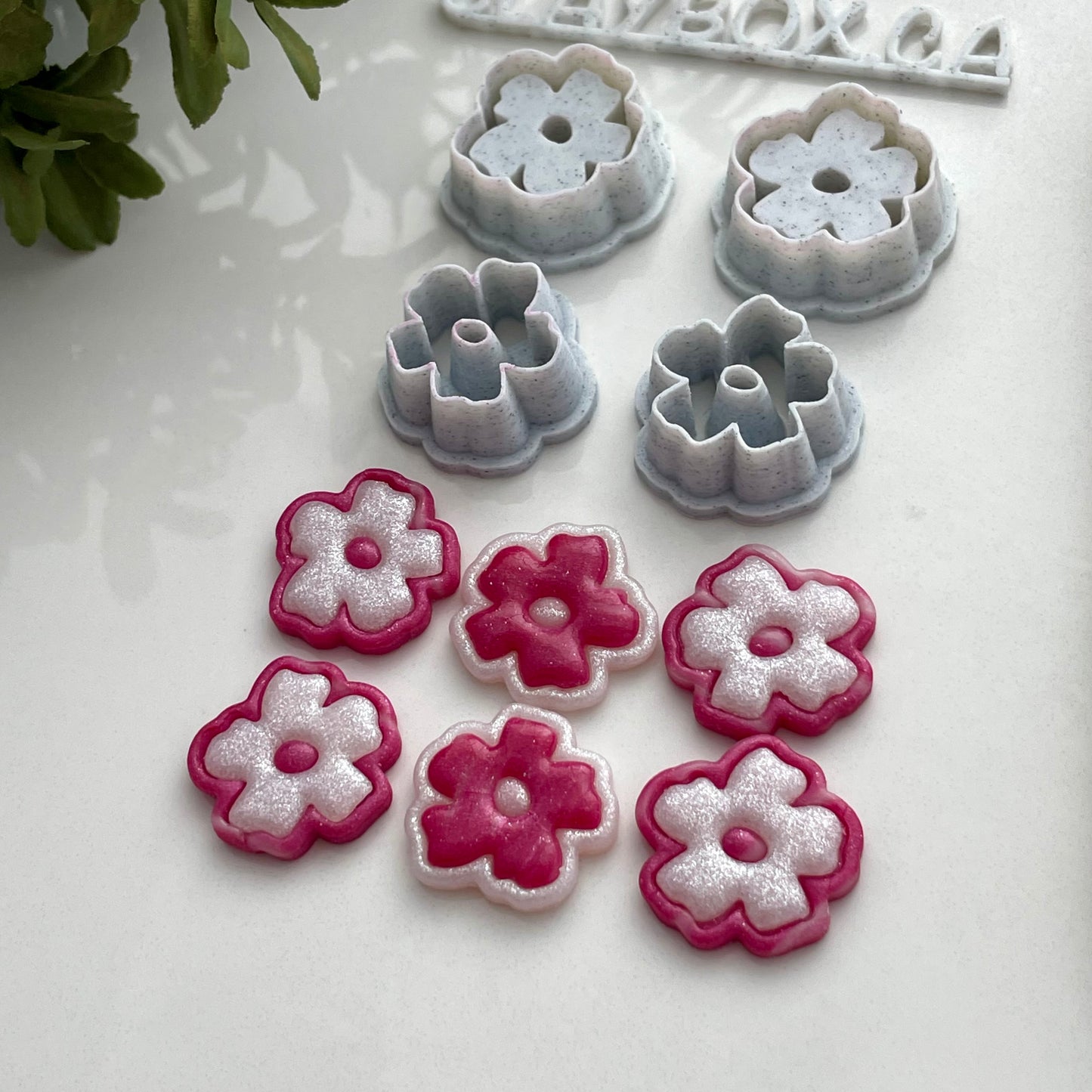 Boho flower bezel cutter set