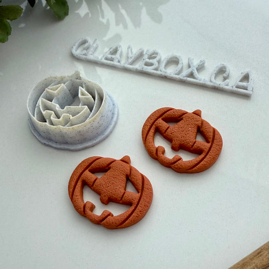 Pumpkin cutter with cutouts