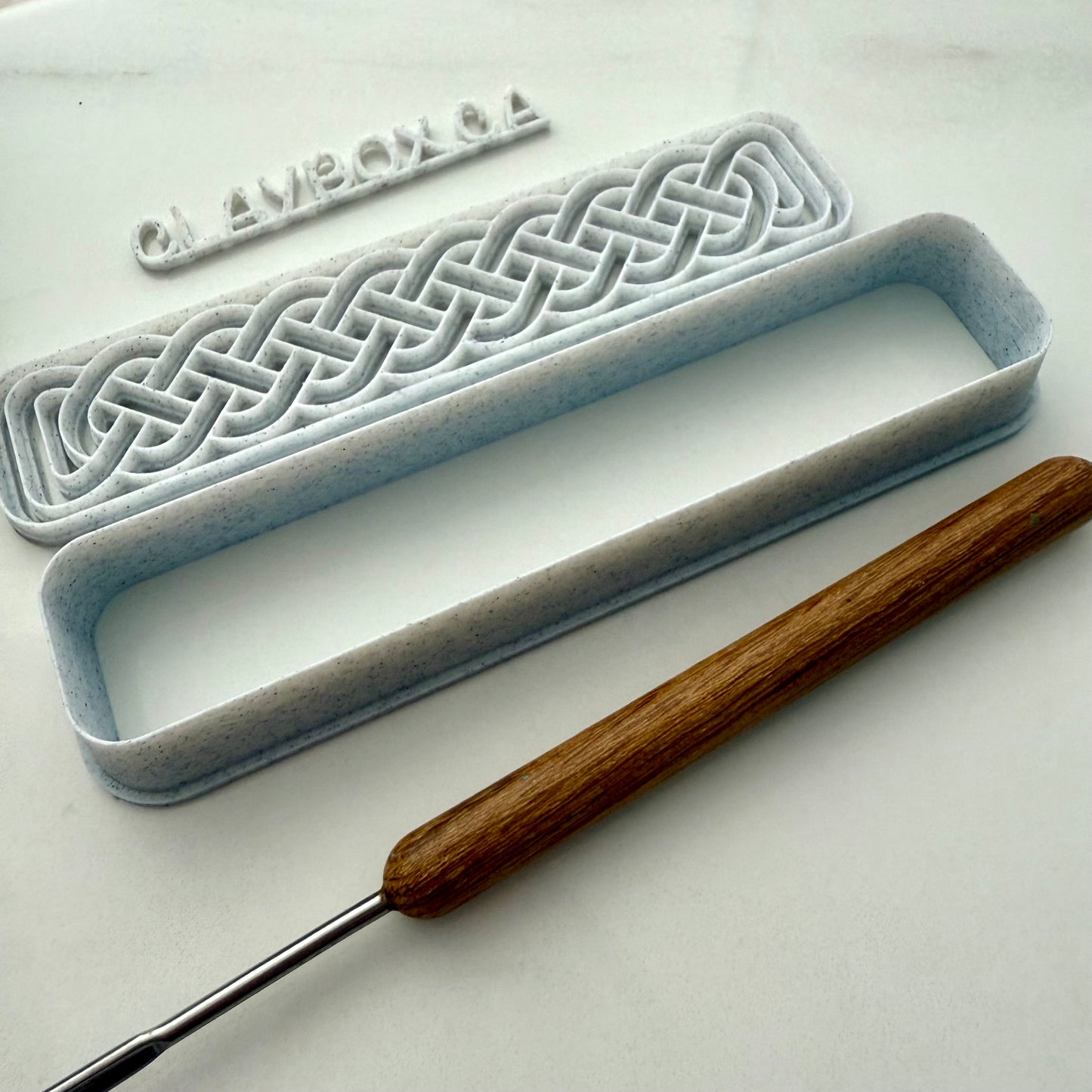 Bookmark or bracelet stamps and matching cutter