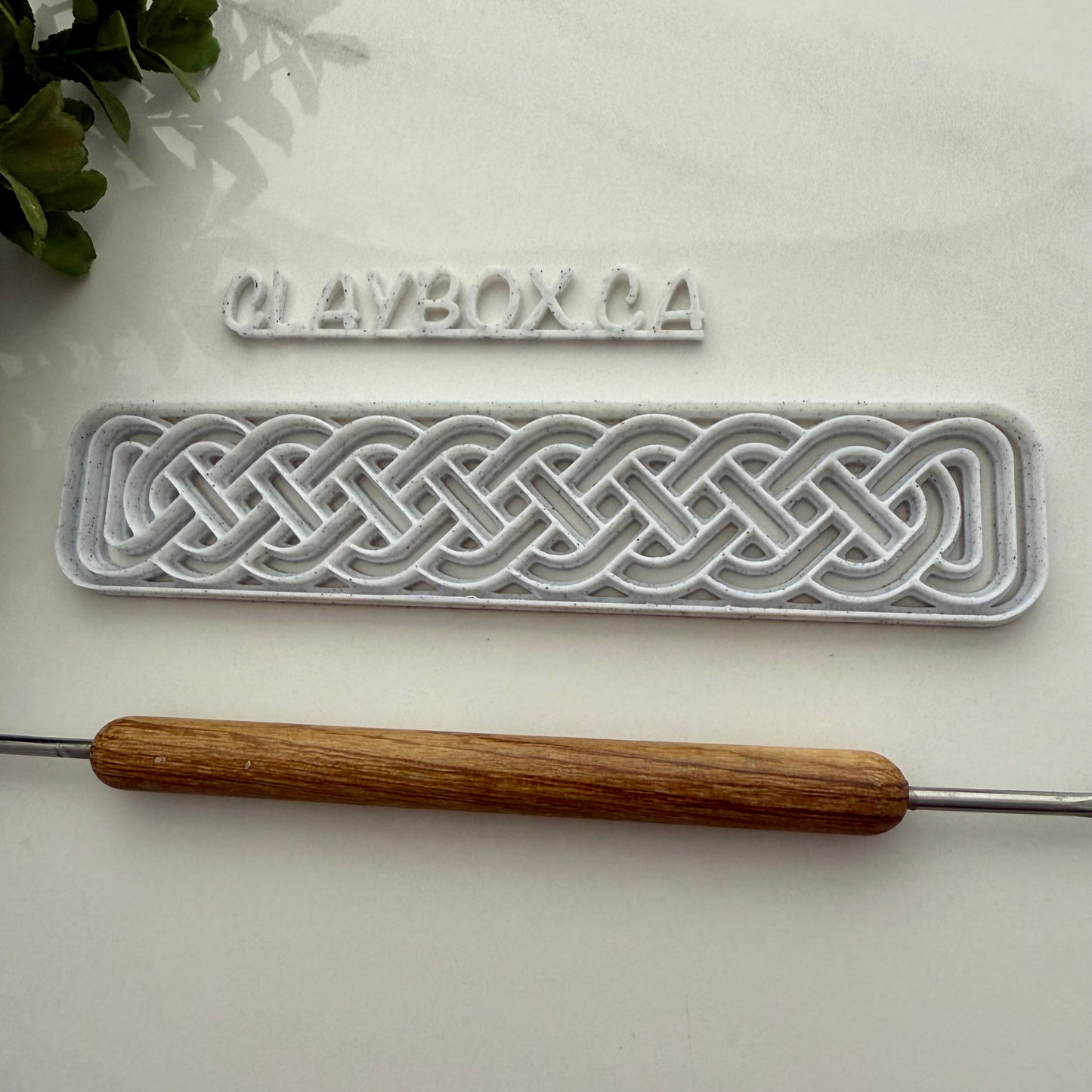 Bookmark or bracelet stamps and matching cutter