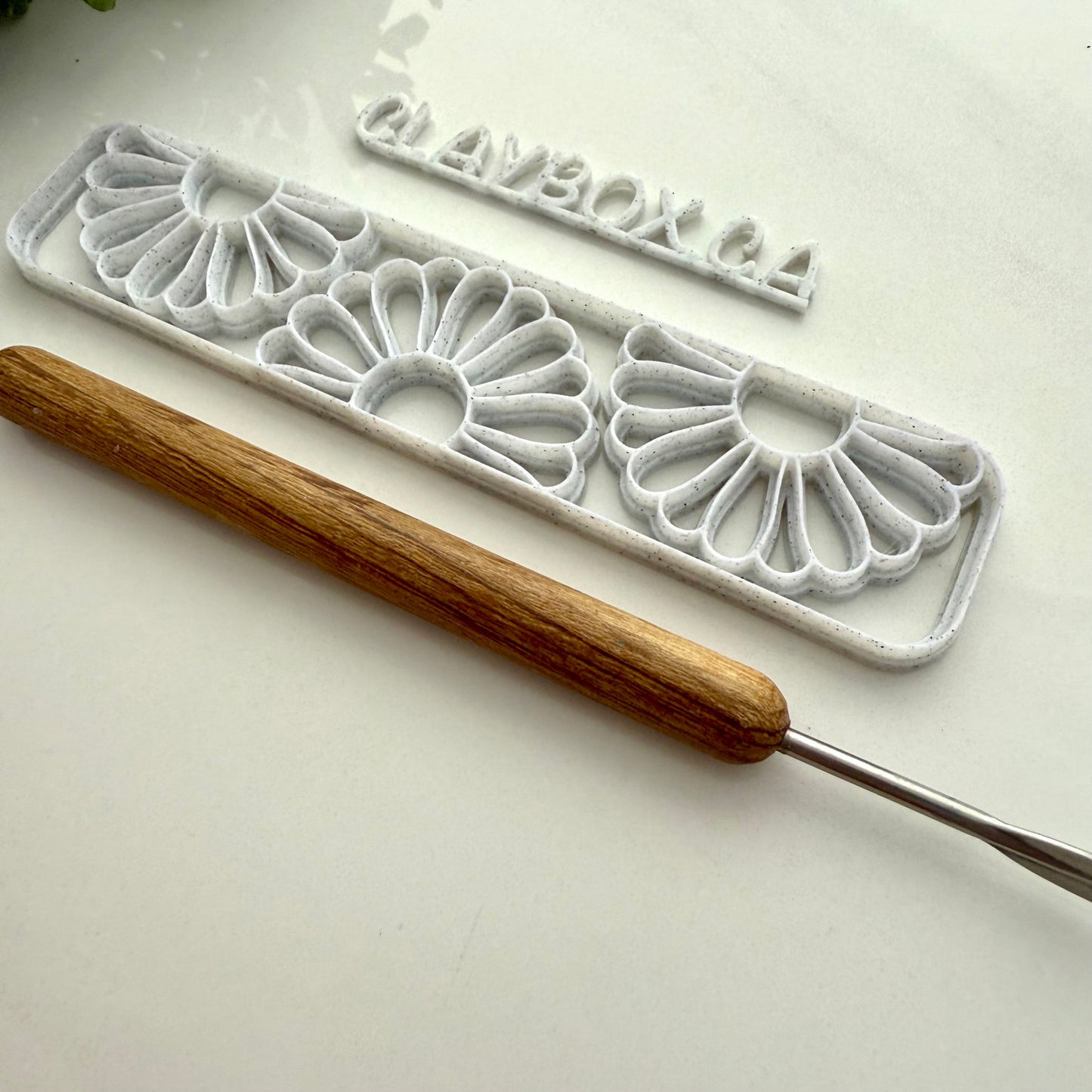 Bookmark or bracelet stamps and matching cutter