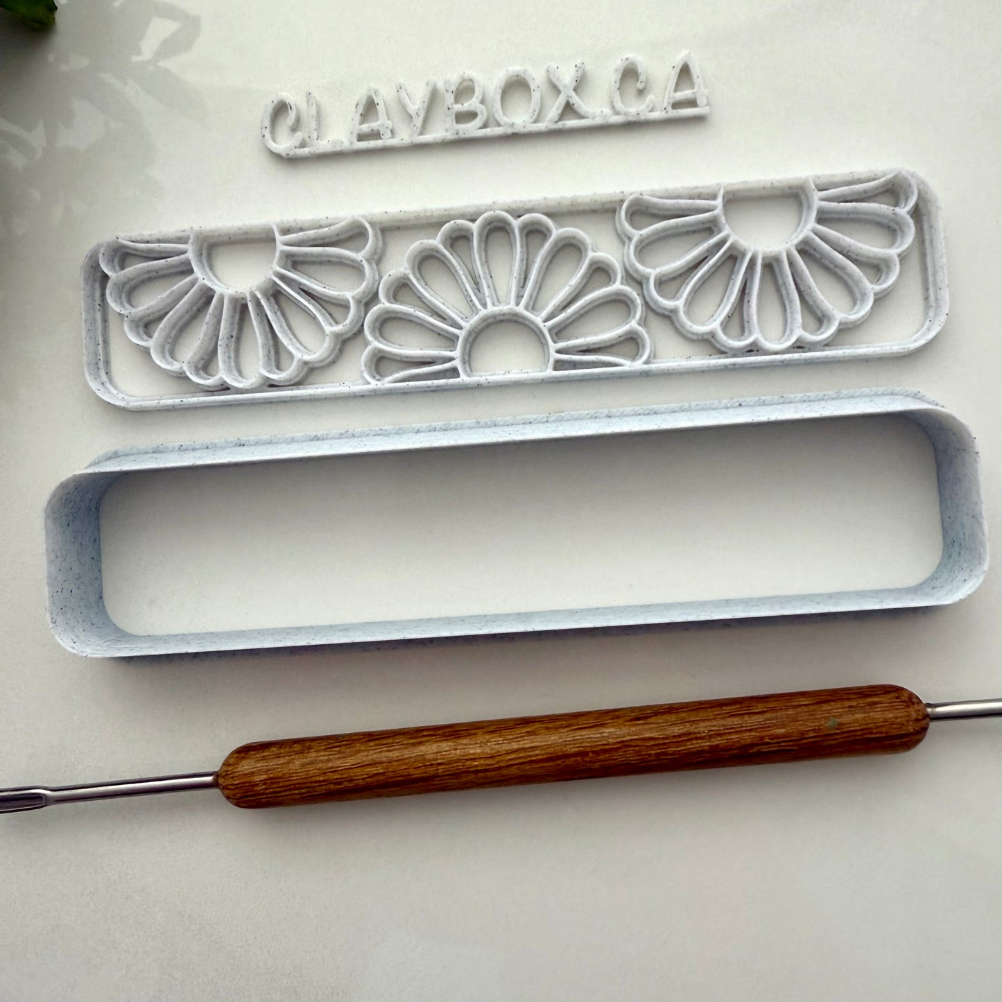 Bookmark or bracelet stamps and matching cutter