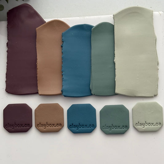 Earth tones palette - FREE color recipes for Premo polymer clay