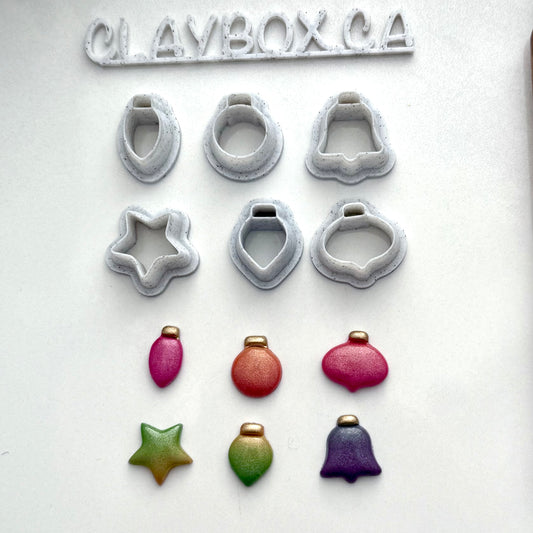 Christmas ornaments stud cutters set