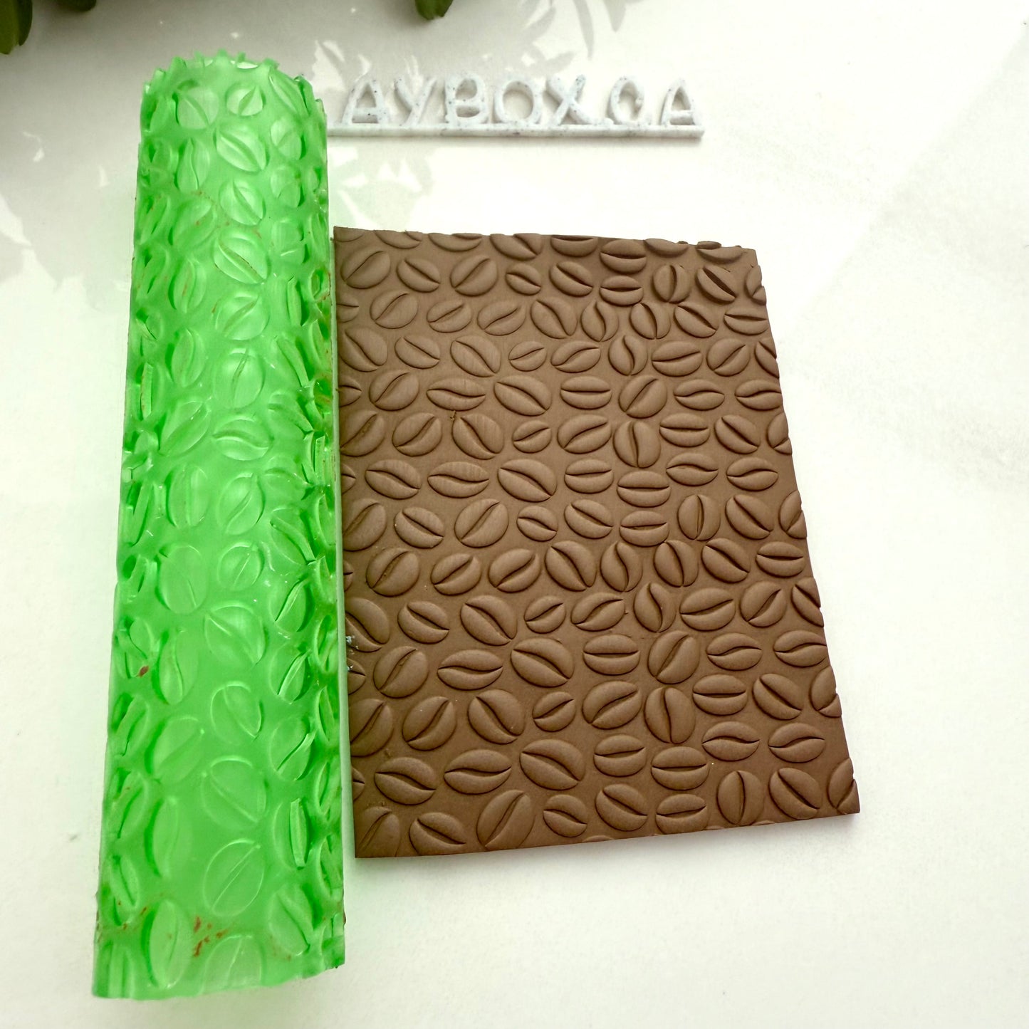 Coffee Bean Texture Roller – Polymer Clay Texture Tool