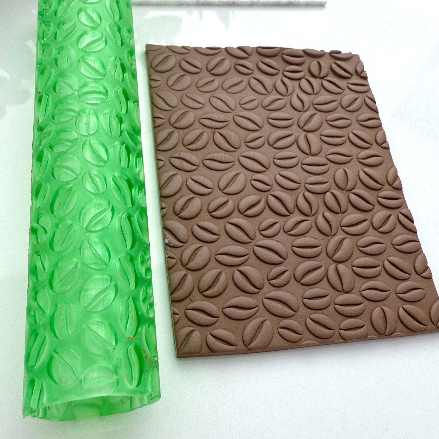 Coffee Bean Texture Roller – Polymer Clay Texture Tool