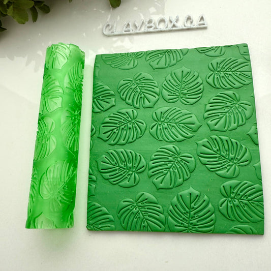 Monstera Leaf Texture Roller – Polymer Clay Texture Tool