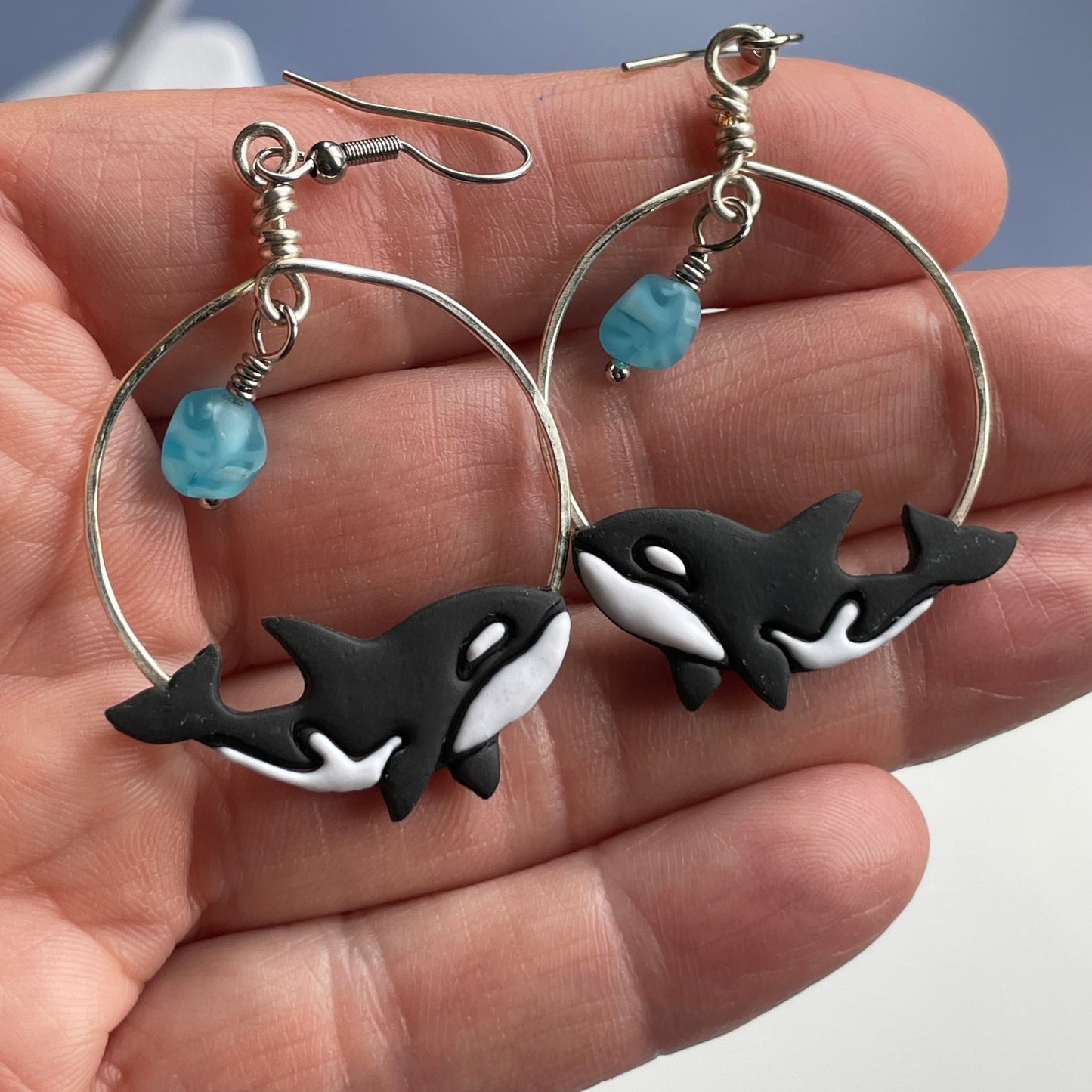 Orca stamp pair with matching cutters