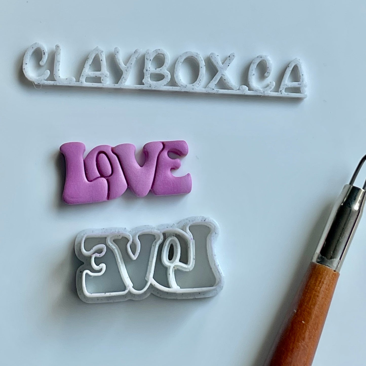 Love word stamp/cutter
