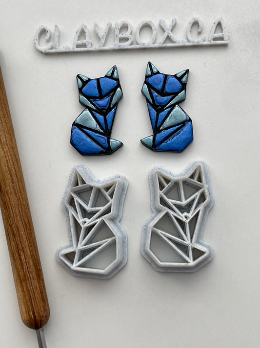 Origami fox cutter pair