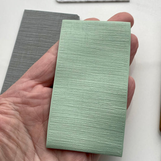 Linen texture mat