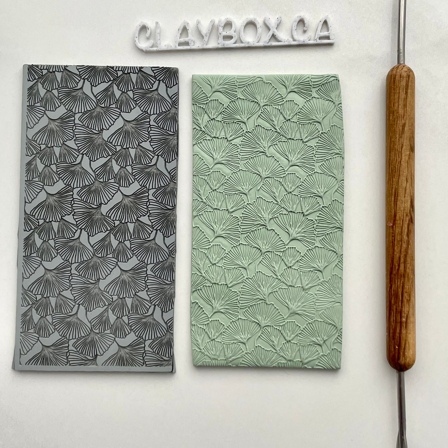 Ginkgo texture mat