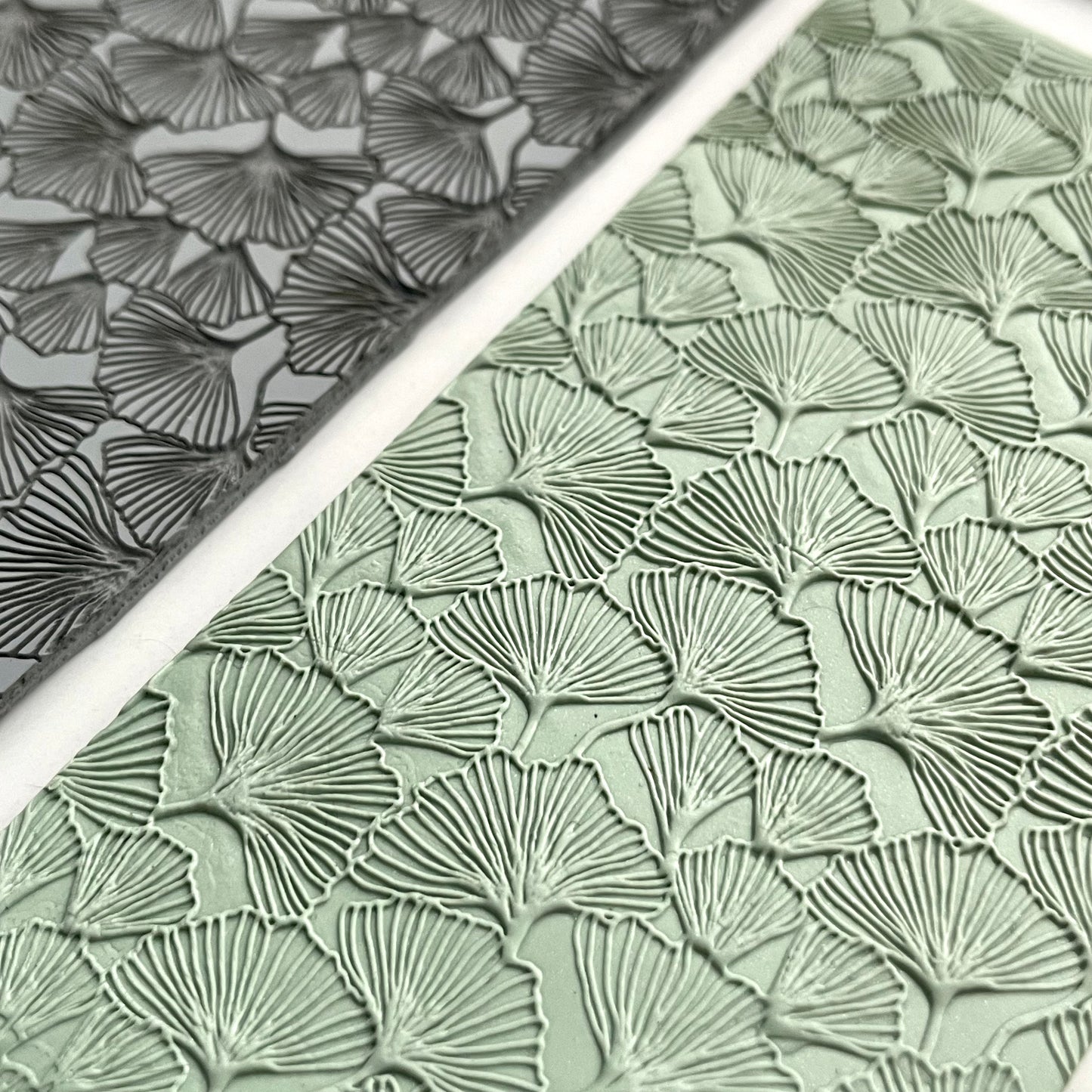 Ginkgo texture mat